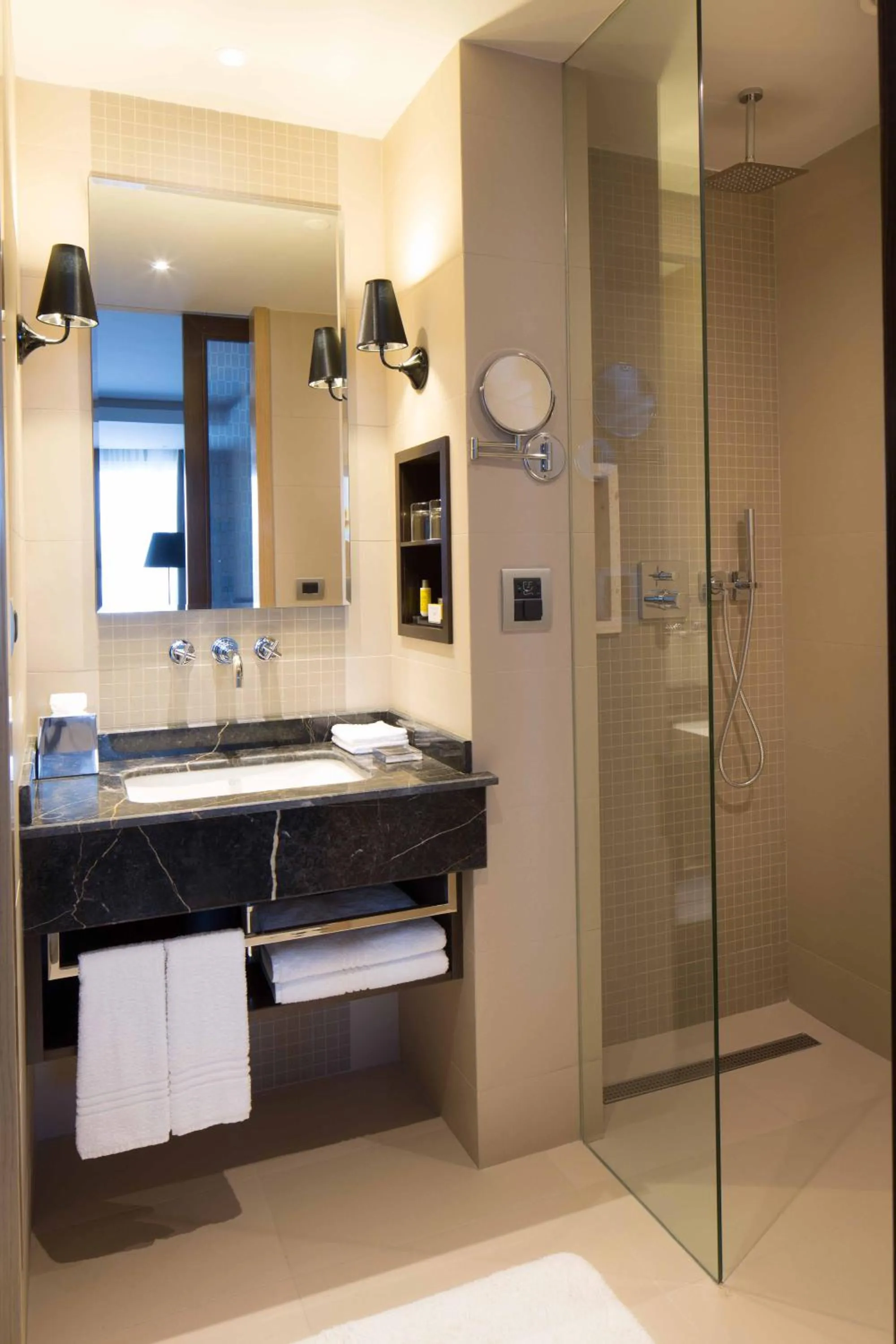 Bathroom in Skopje Marriott Hotel