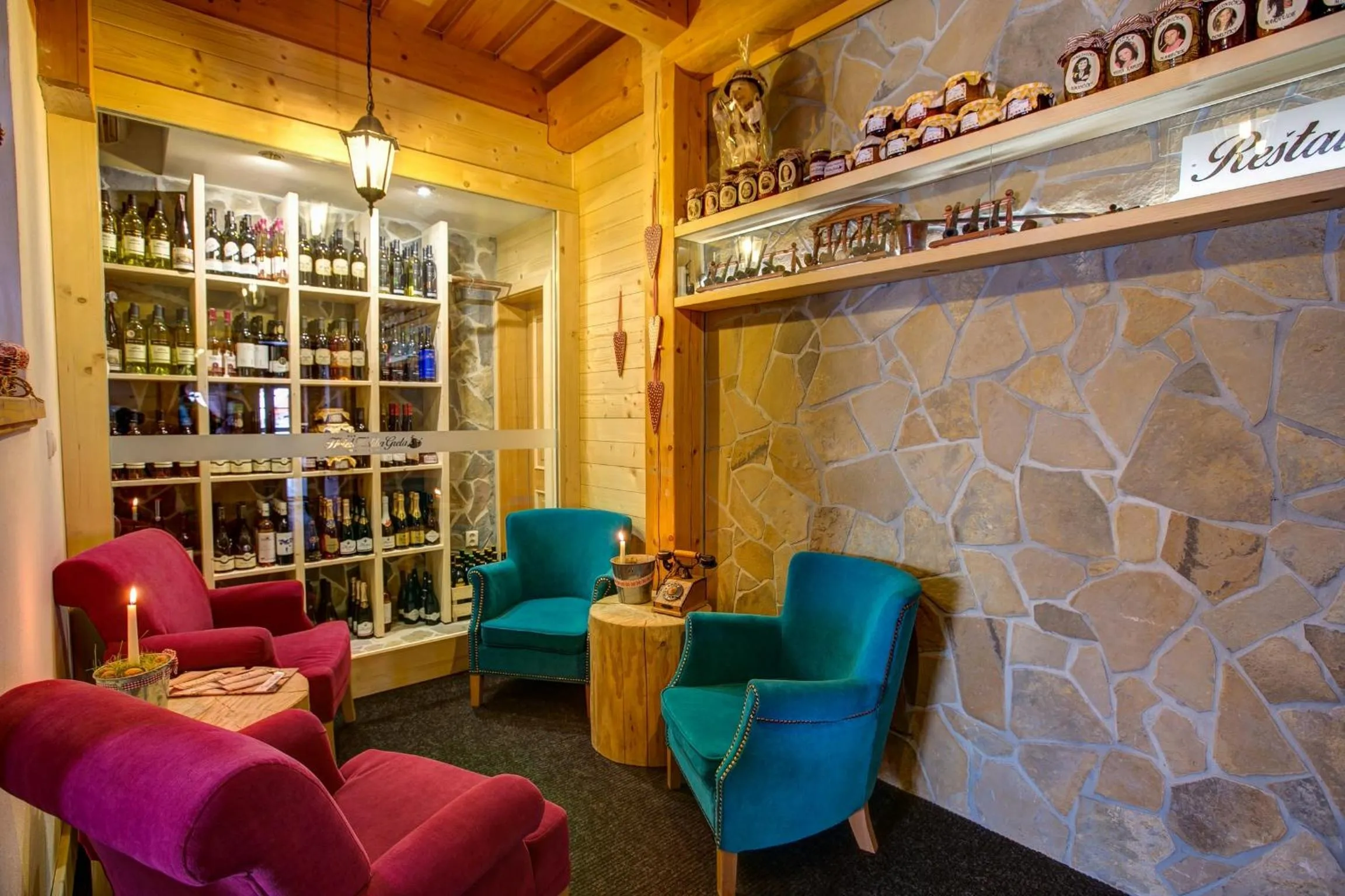 Seating area in Hotel Koliba Greta