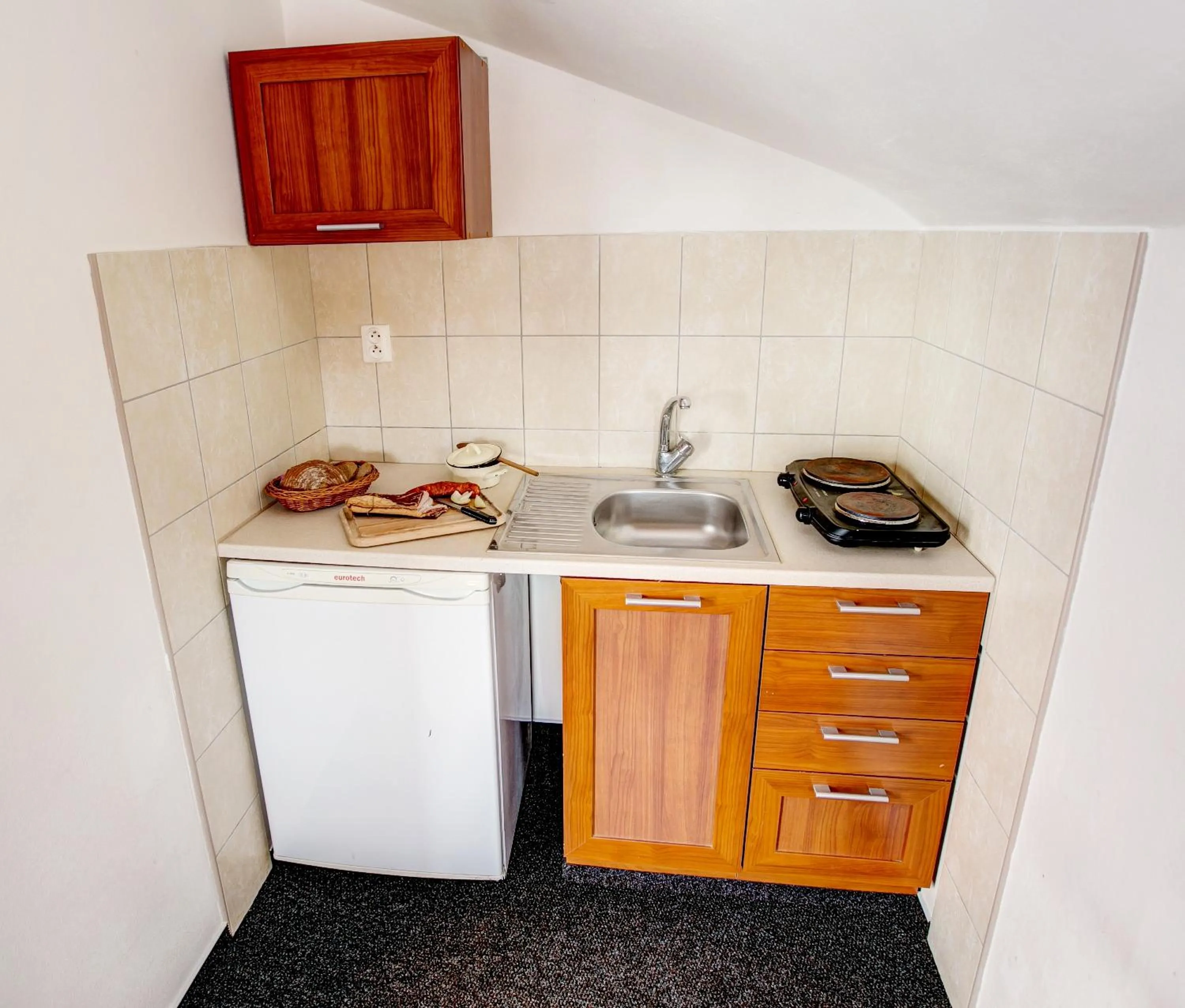 Kitchen or kitchenette in Hotel Koliba Greta