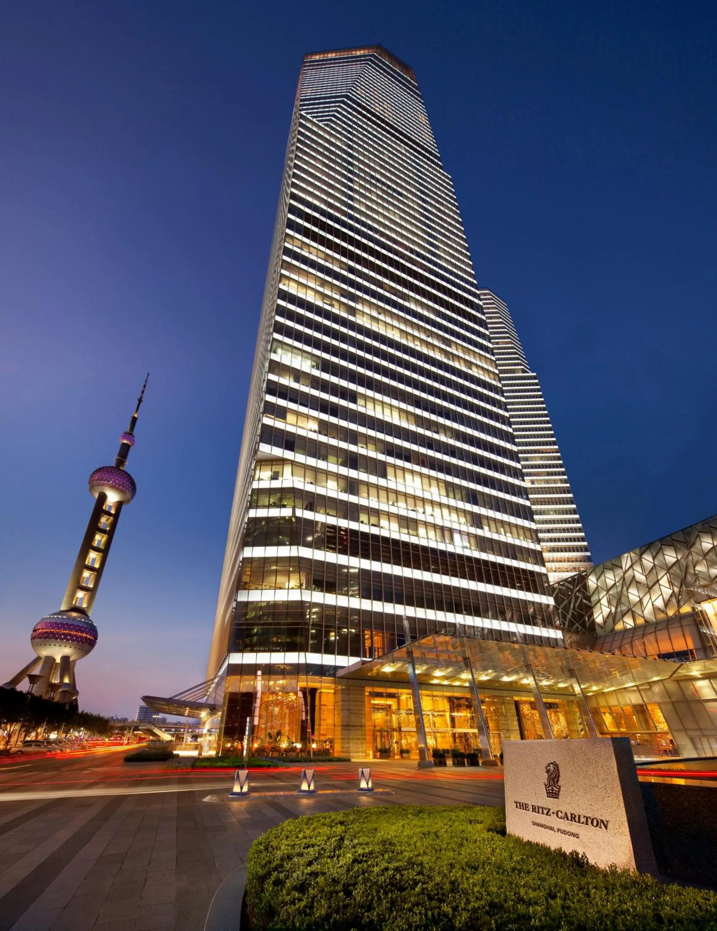 Property building in The Ritz-Carlton Shanghai, Pudong