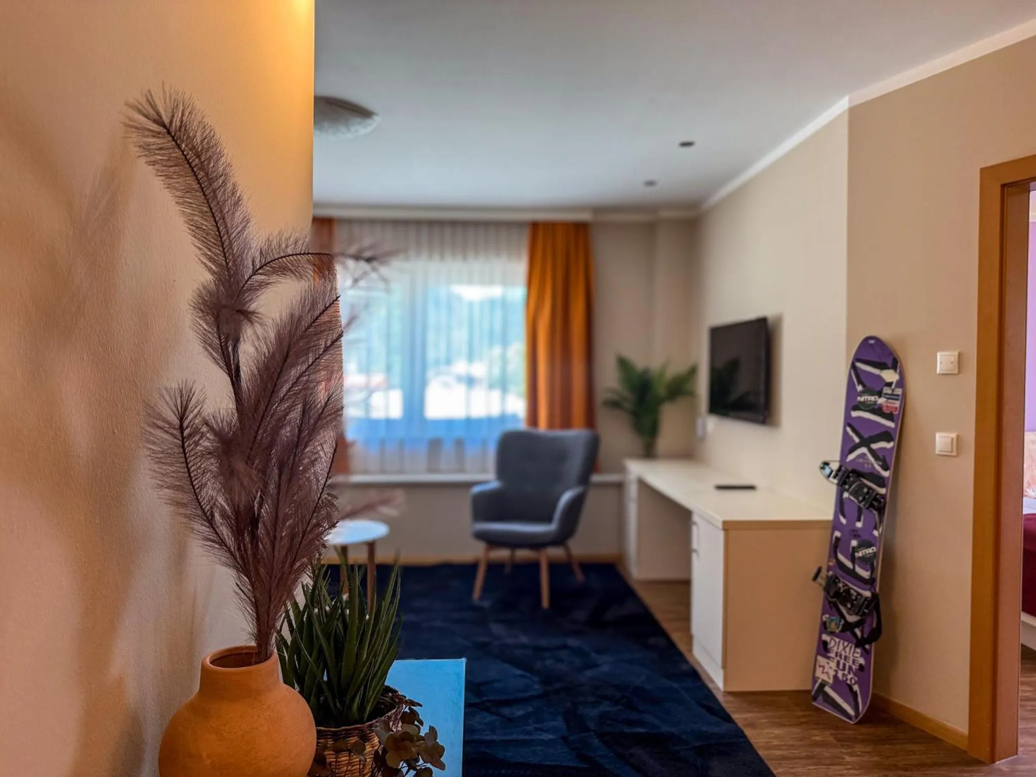 Living room in zum Senner Suites Zillertal