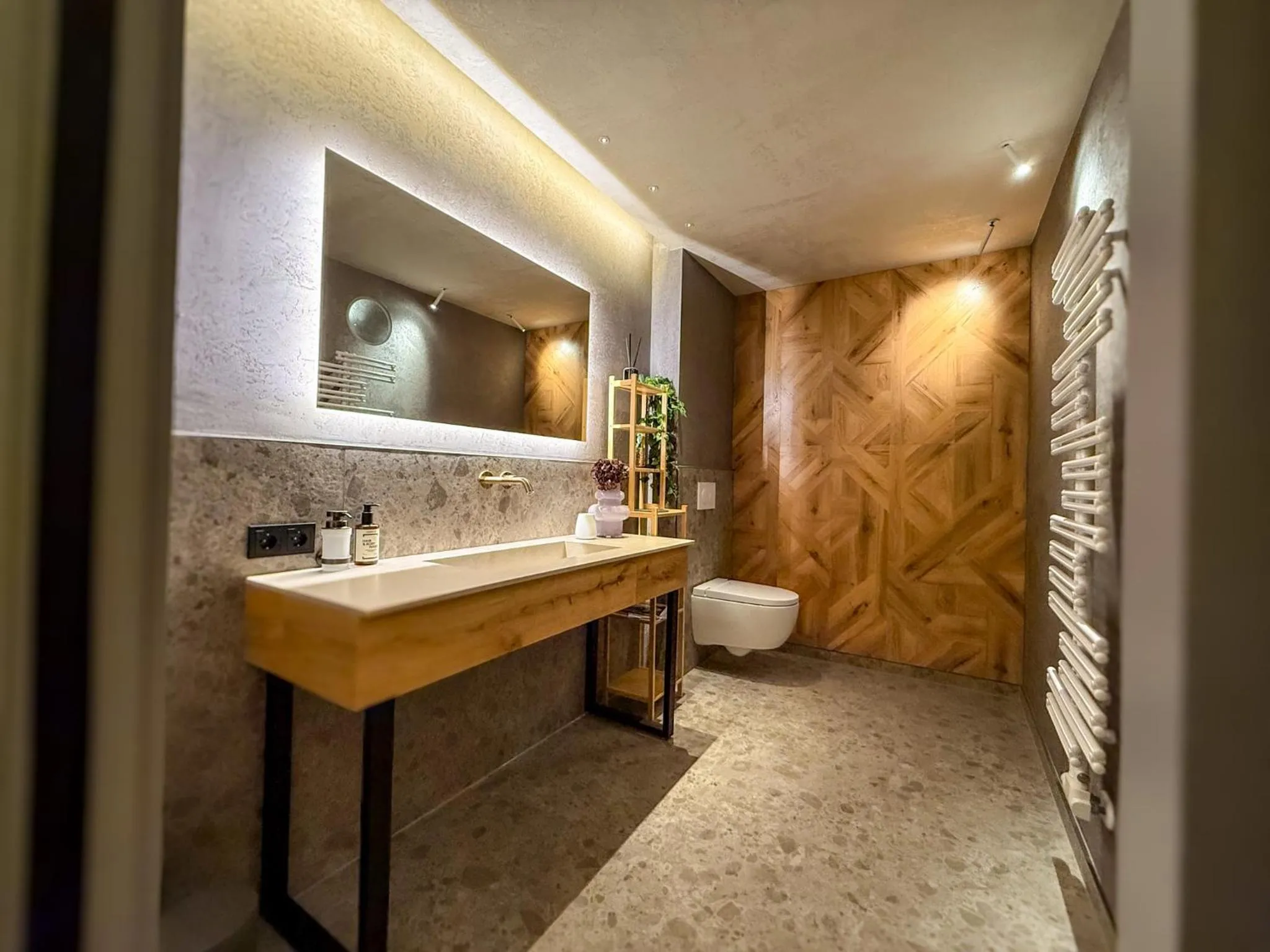 Bathroom in zum Senner Suites Zillertal