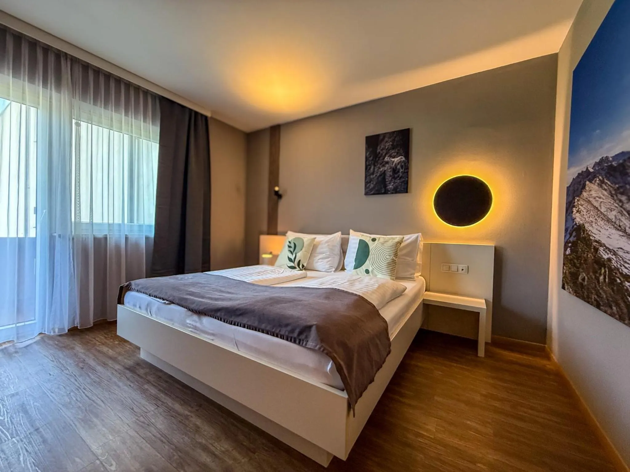Bed in zum Senner Suites Zillertal