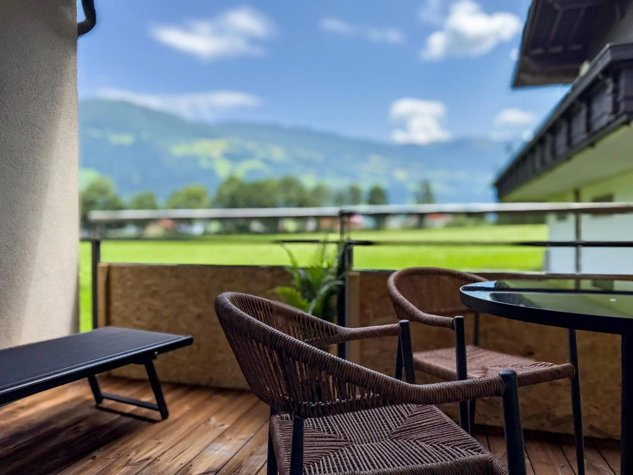 Patio in zum Senner Suites Zillertal
