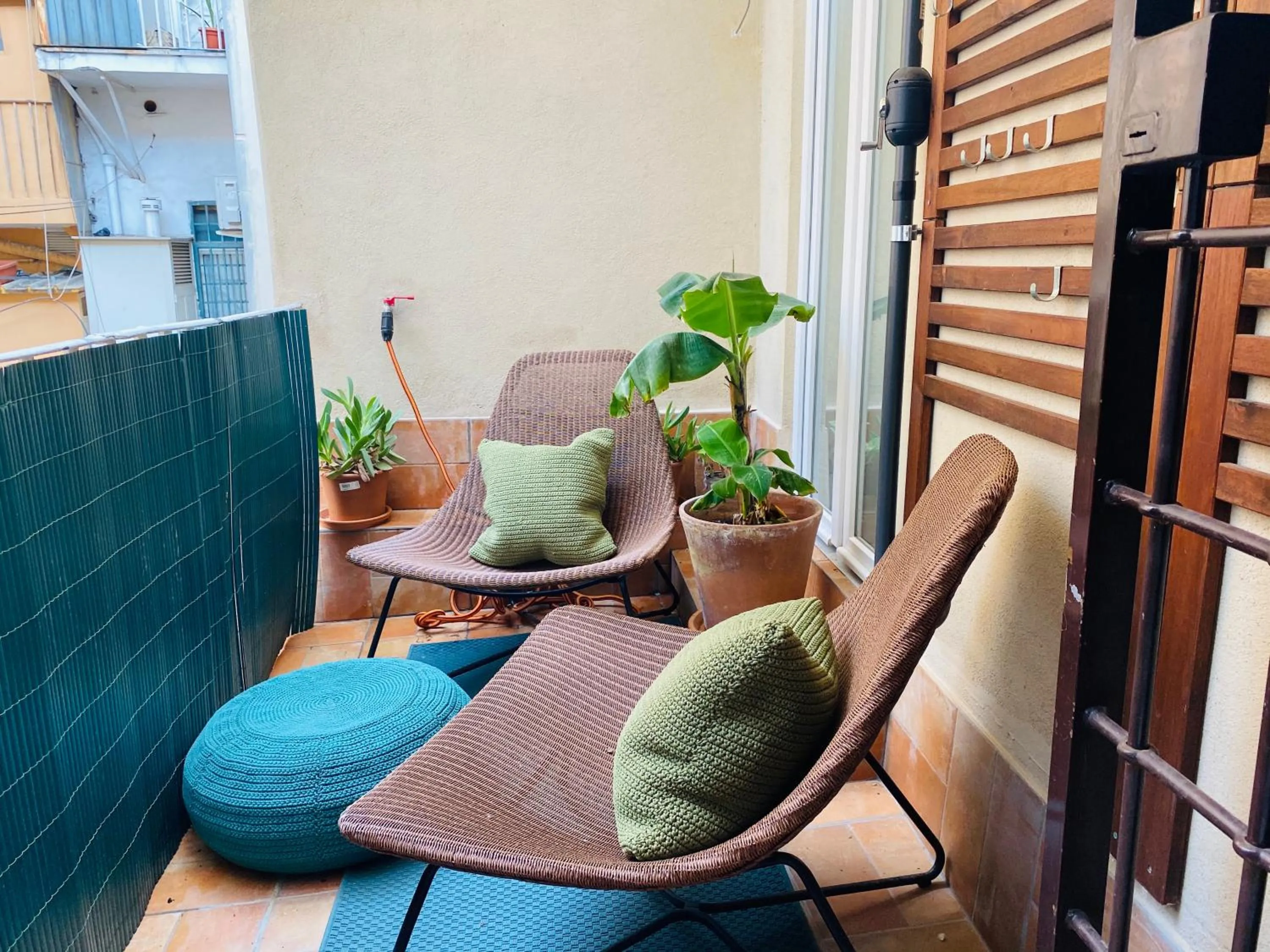 Balcony/Terrace in Town House Spagna- luxury Rooms with Jacuzzi Bath