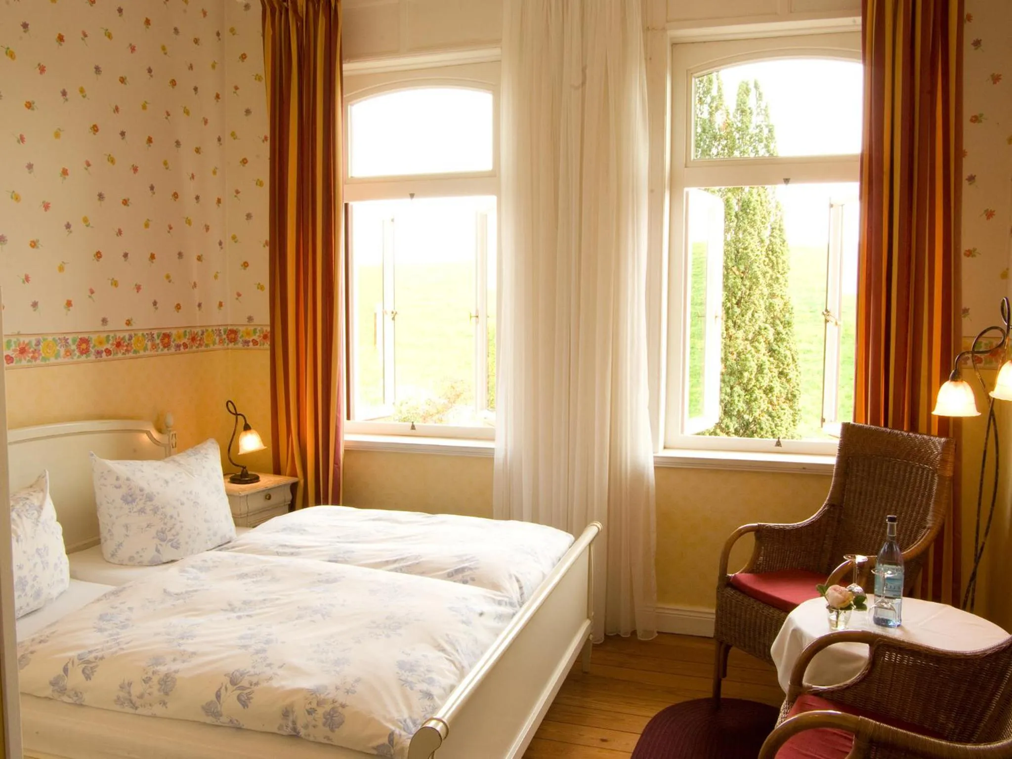 Bed in Hotel Villa Caldera