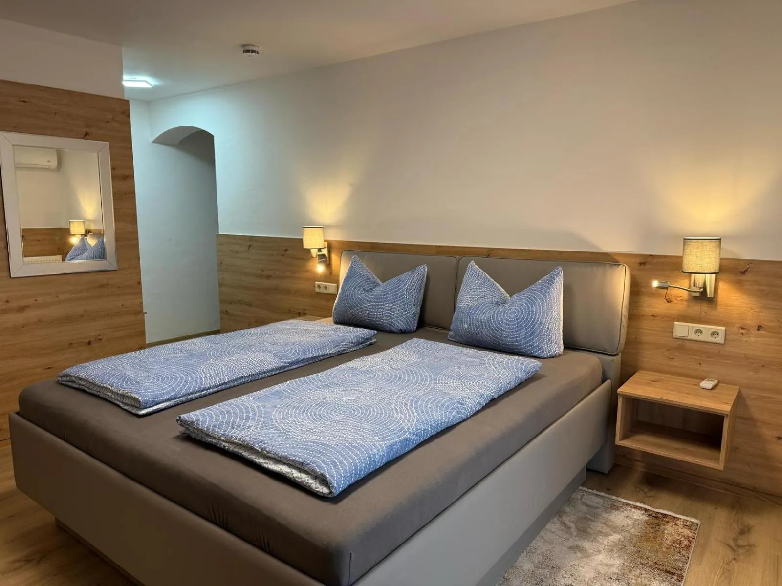 Photo of the whole room, Bed in Gästehaus Rana