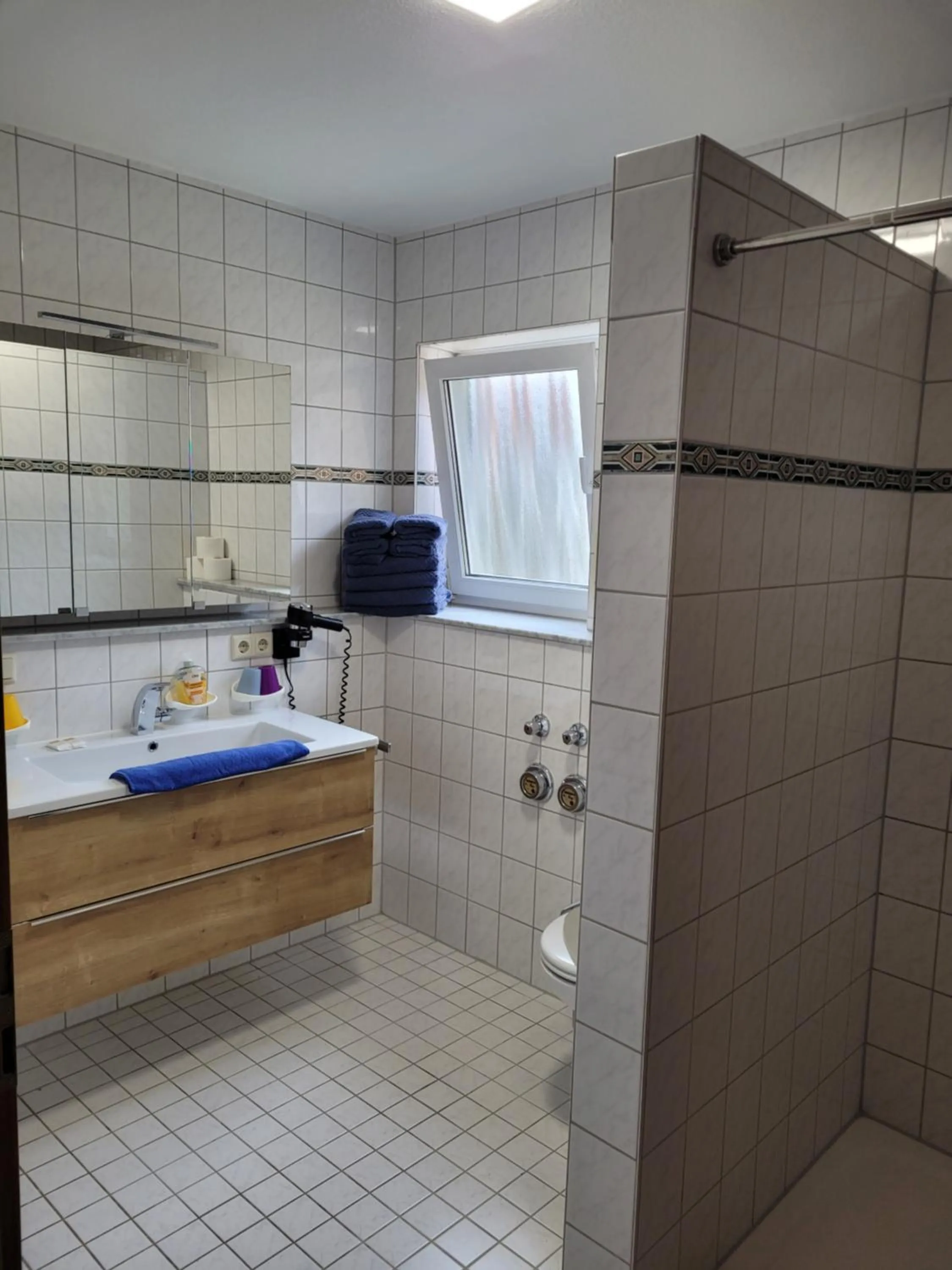 Shower in Gästehaus Rana