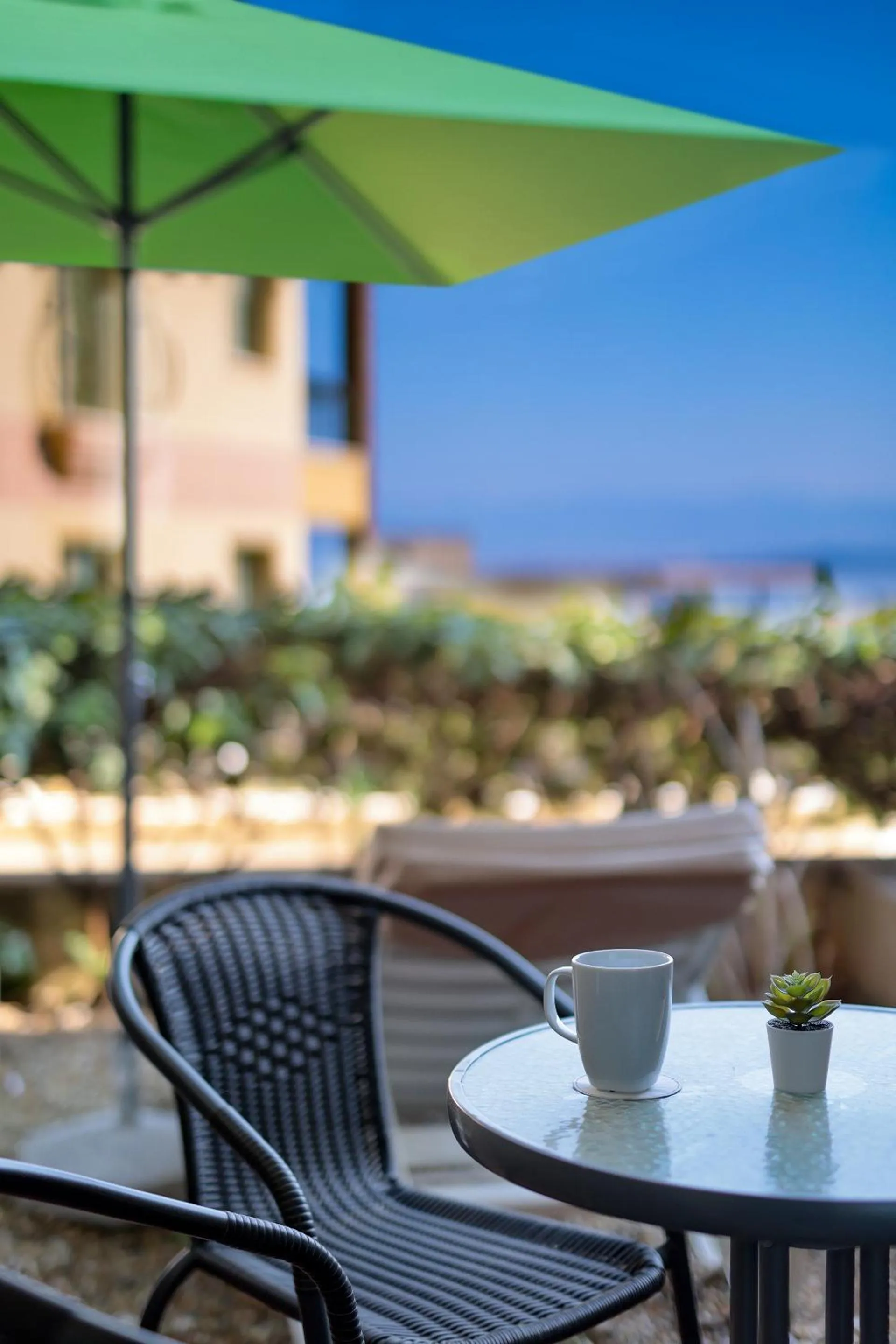 Patio in Blue Waves Resort