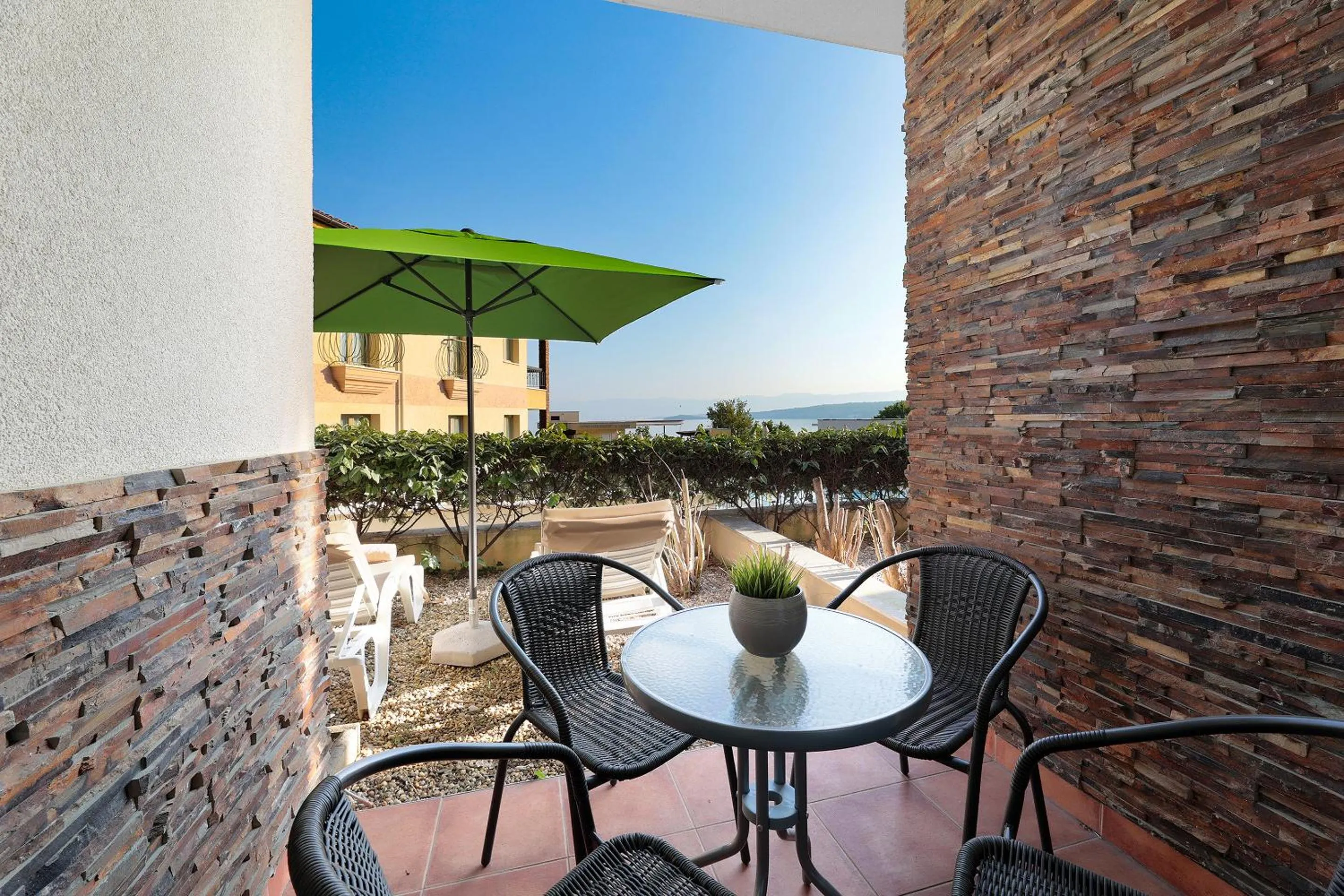 Balcony/Terrace in Blue Waves Resort