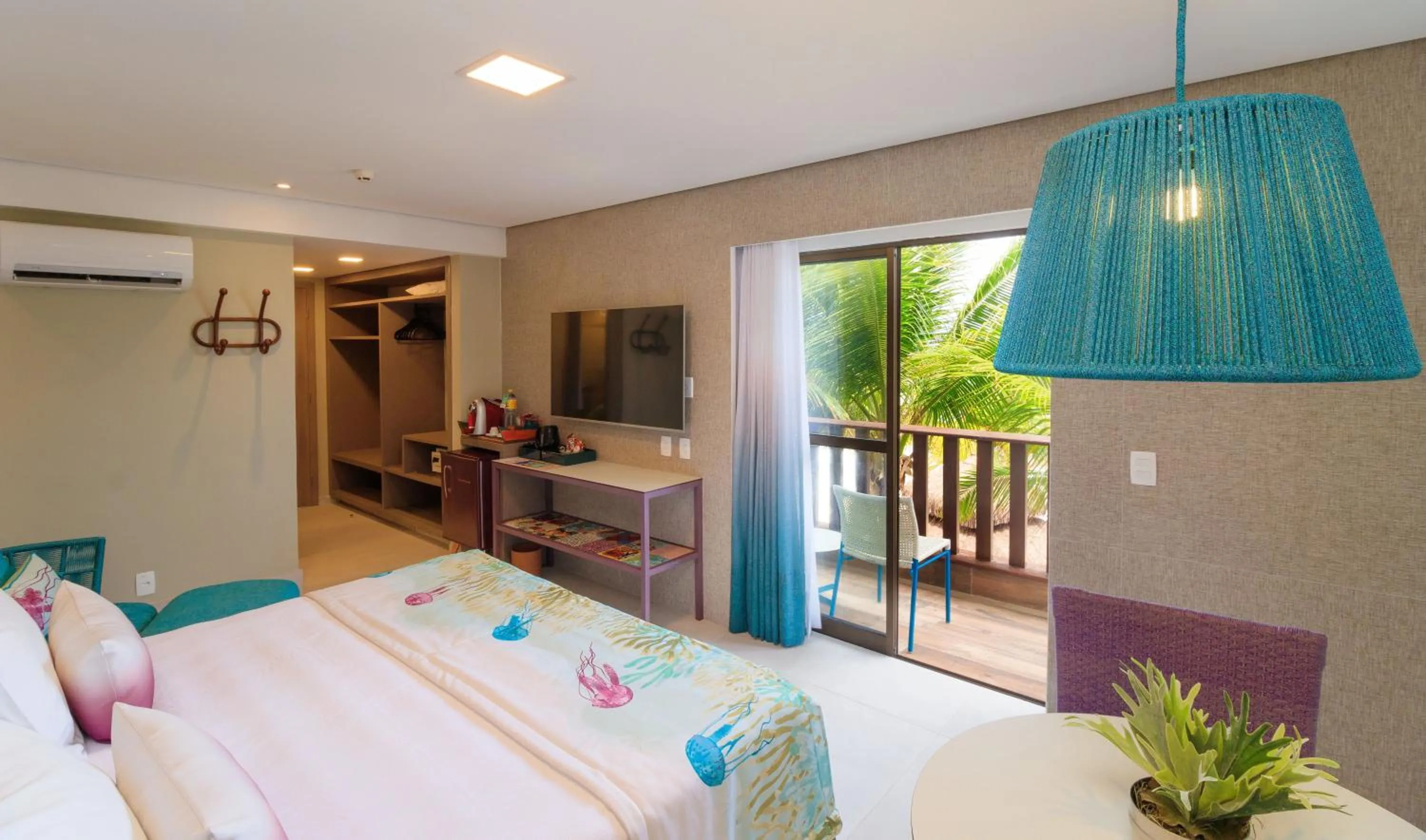 TV and multimedia, Bed in Hotel Solar Porto de Galinhas