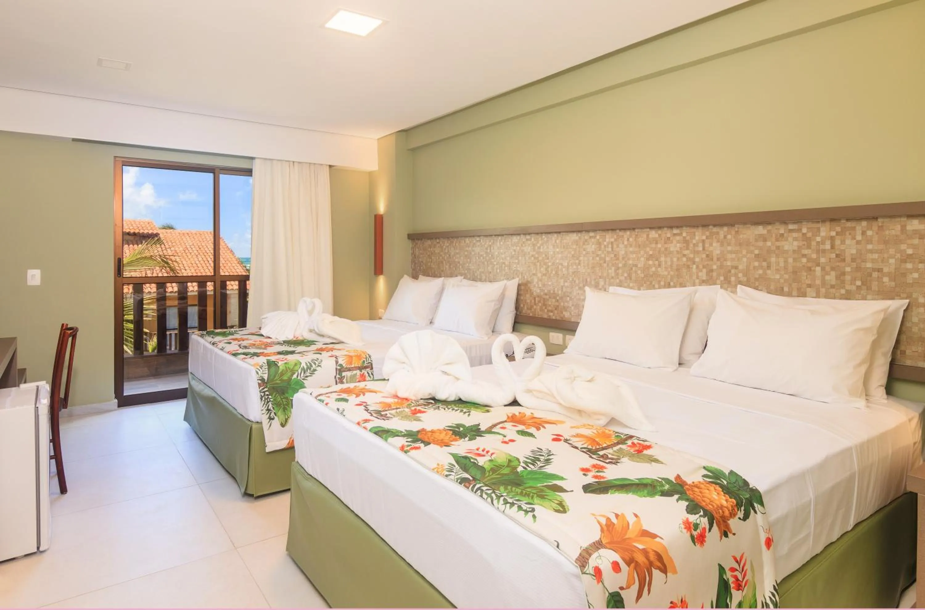 Bed in Hotel Solar Porto de Galinhas