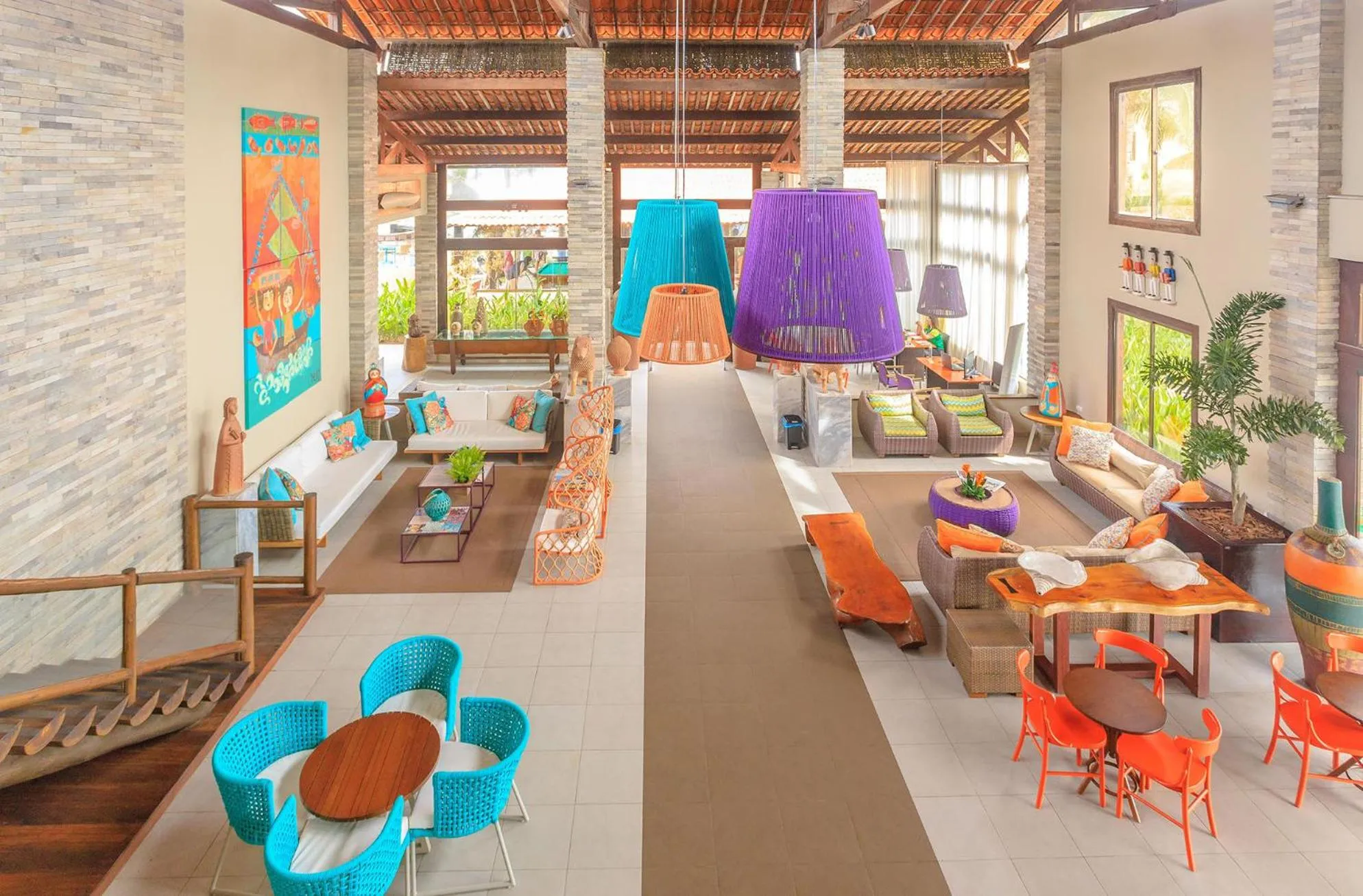 Lobby or reception in Hotel Solar Porto de Galinhas