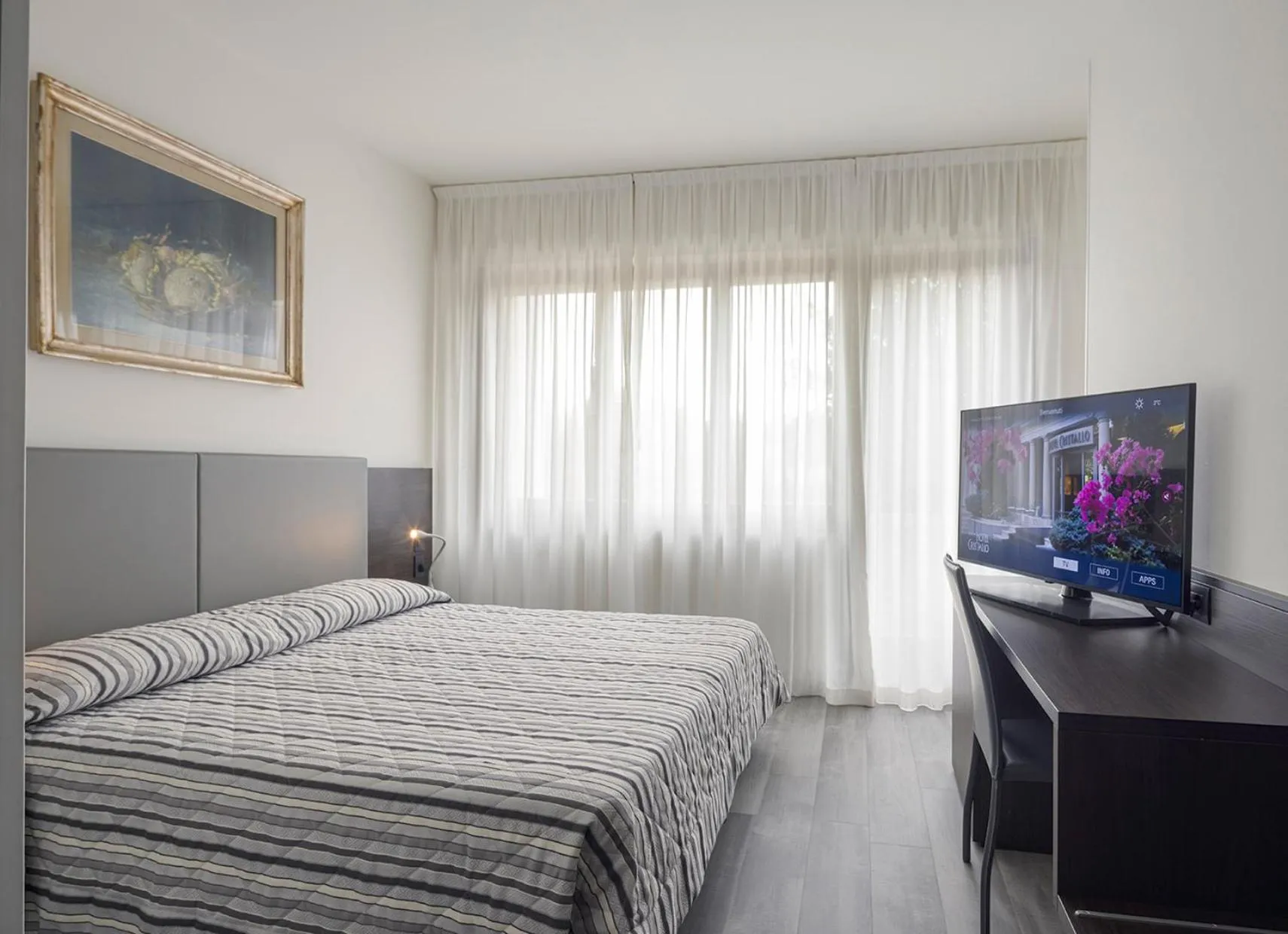 Bed in Hotel Cristallo