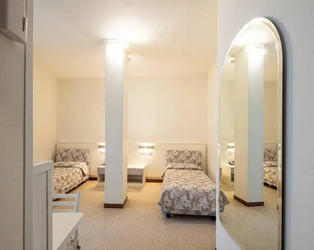 Bed in Hotel Cristallo