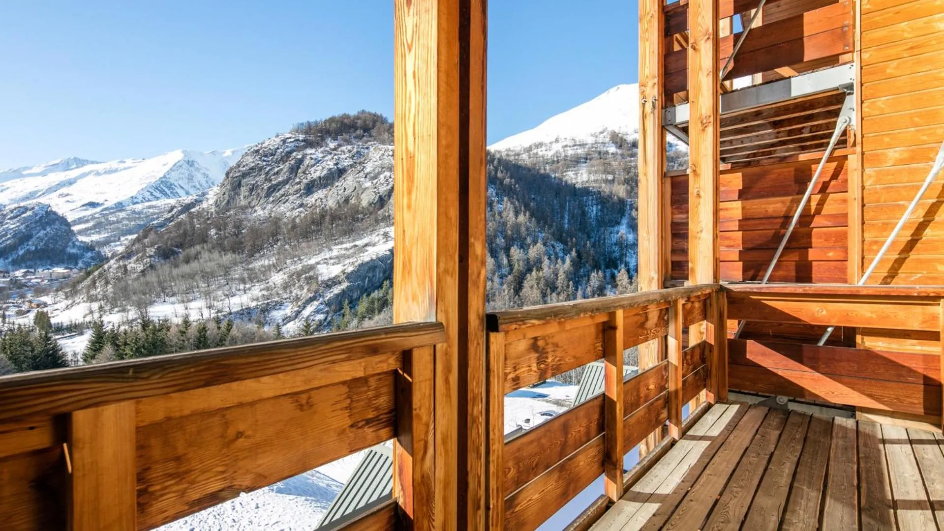 Balcony/Terrace in Vacancéole - Le Hameau de Valloire