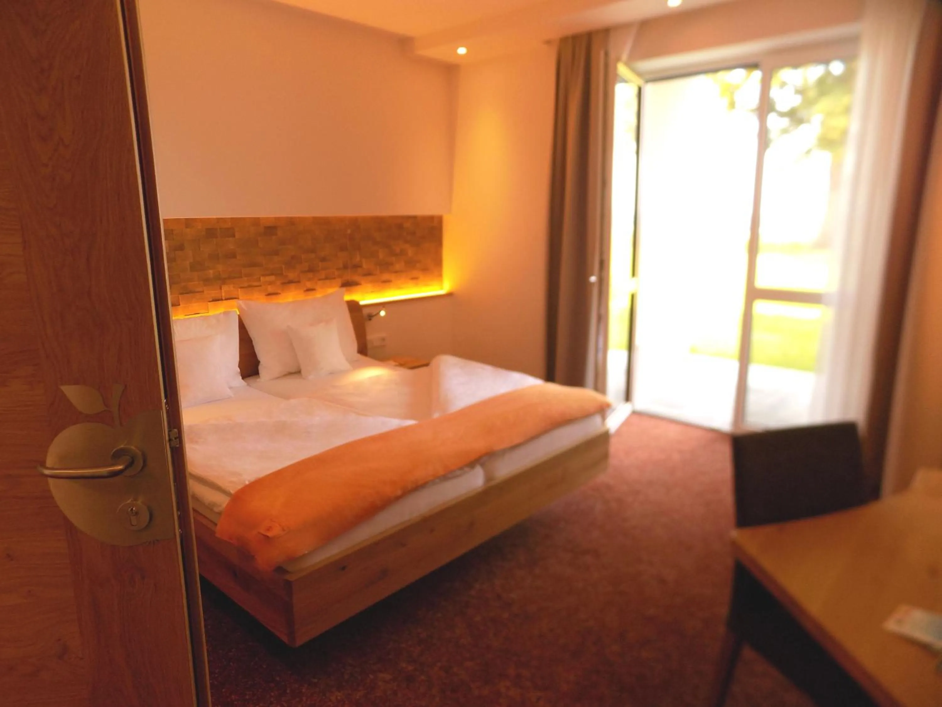 Photo of the whole room, Bed in Mostlandhof