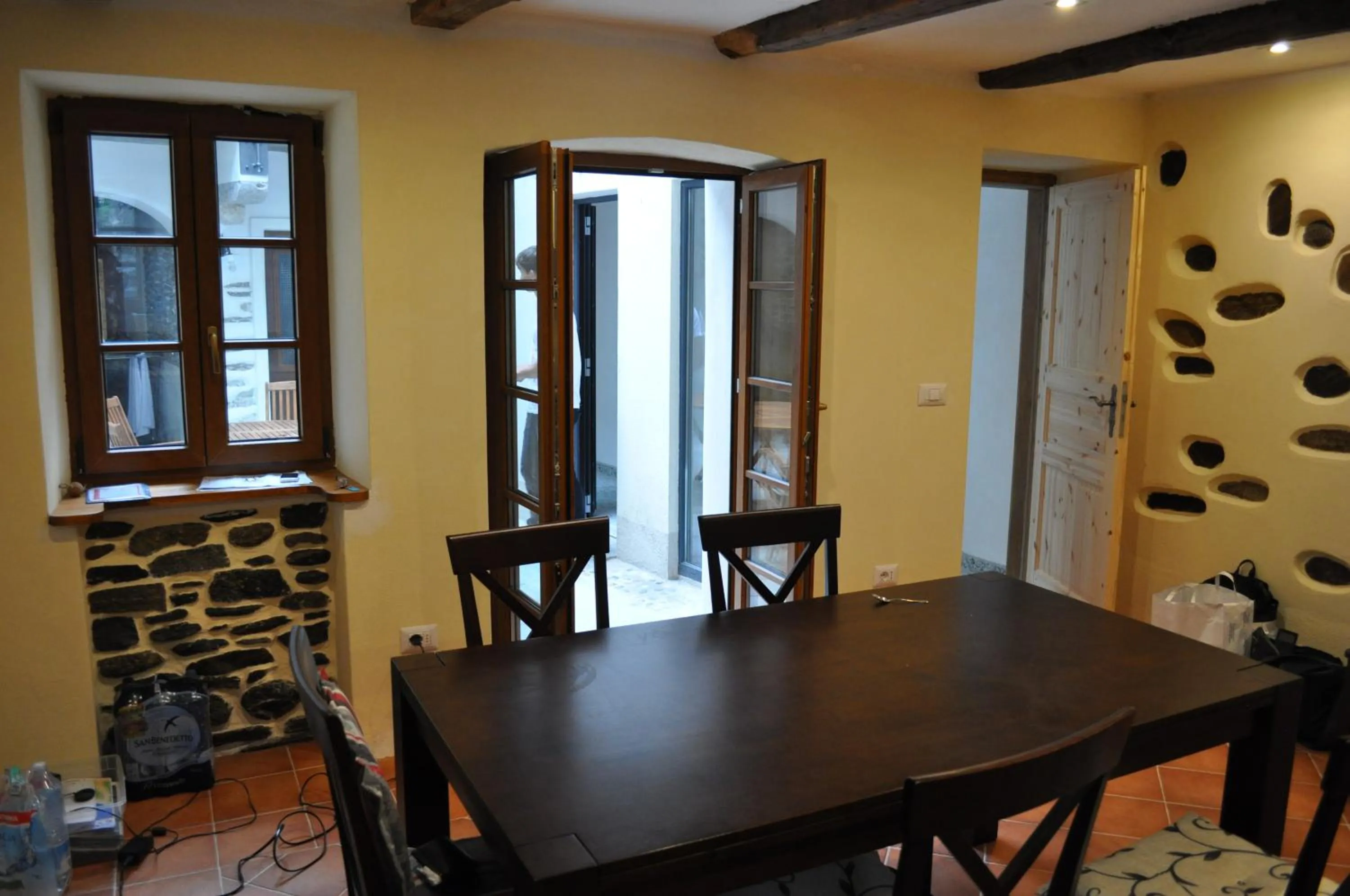 Dining area in Casa Petrolli
