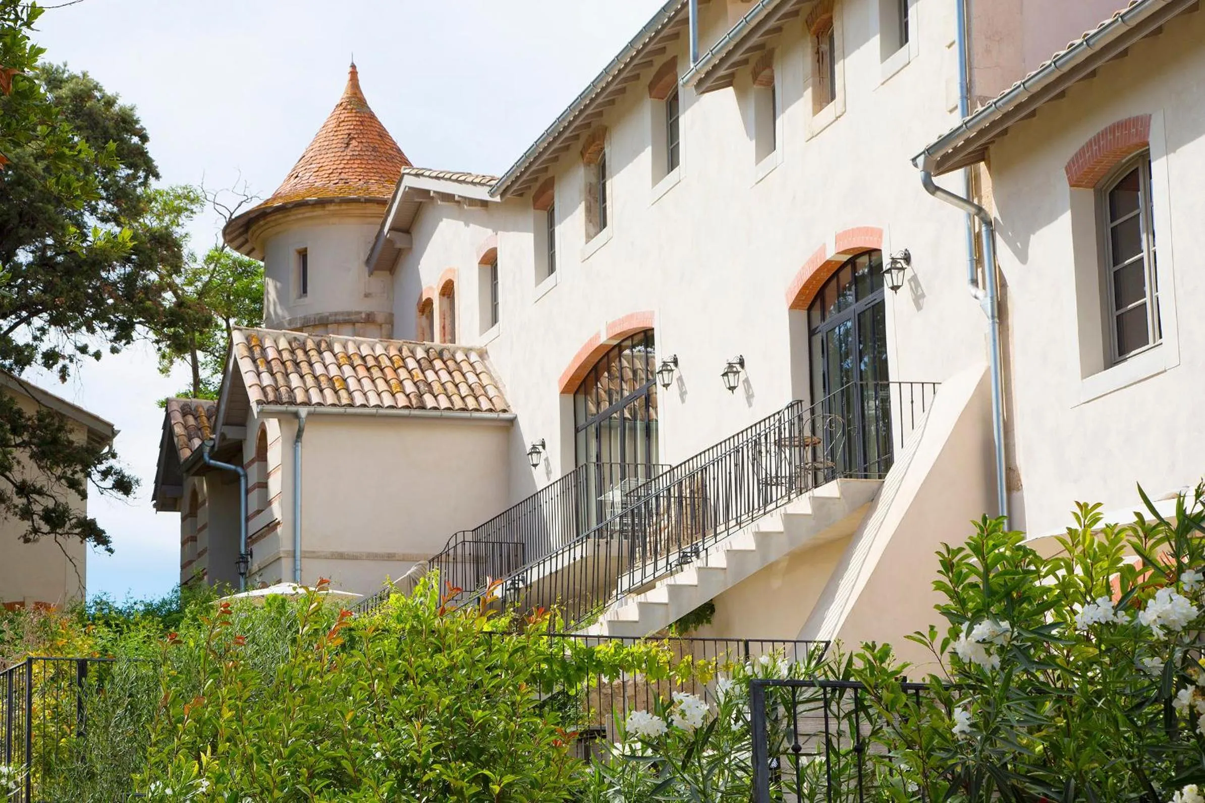Garden in Château St Pierre de Serjac