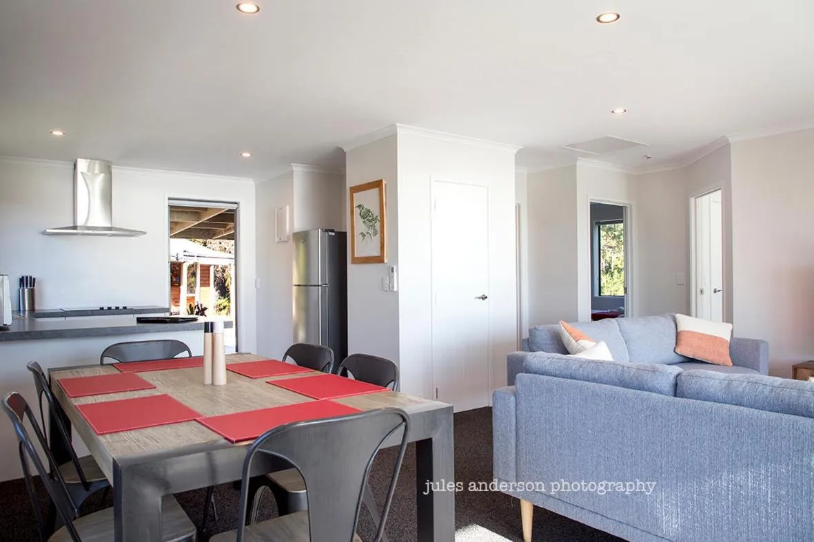 Living room in Paparoa Park Motel