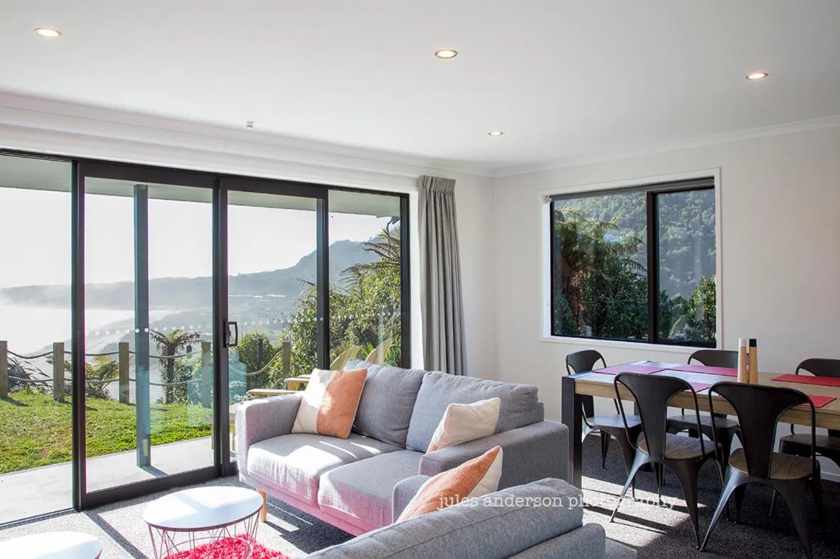 Living room in Paparoa Park Motel