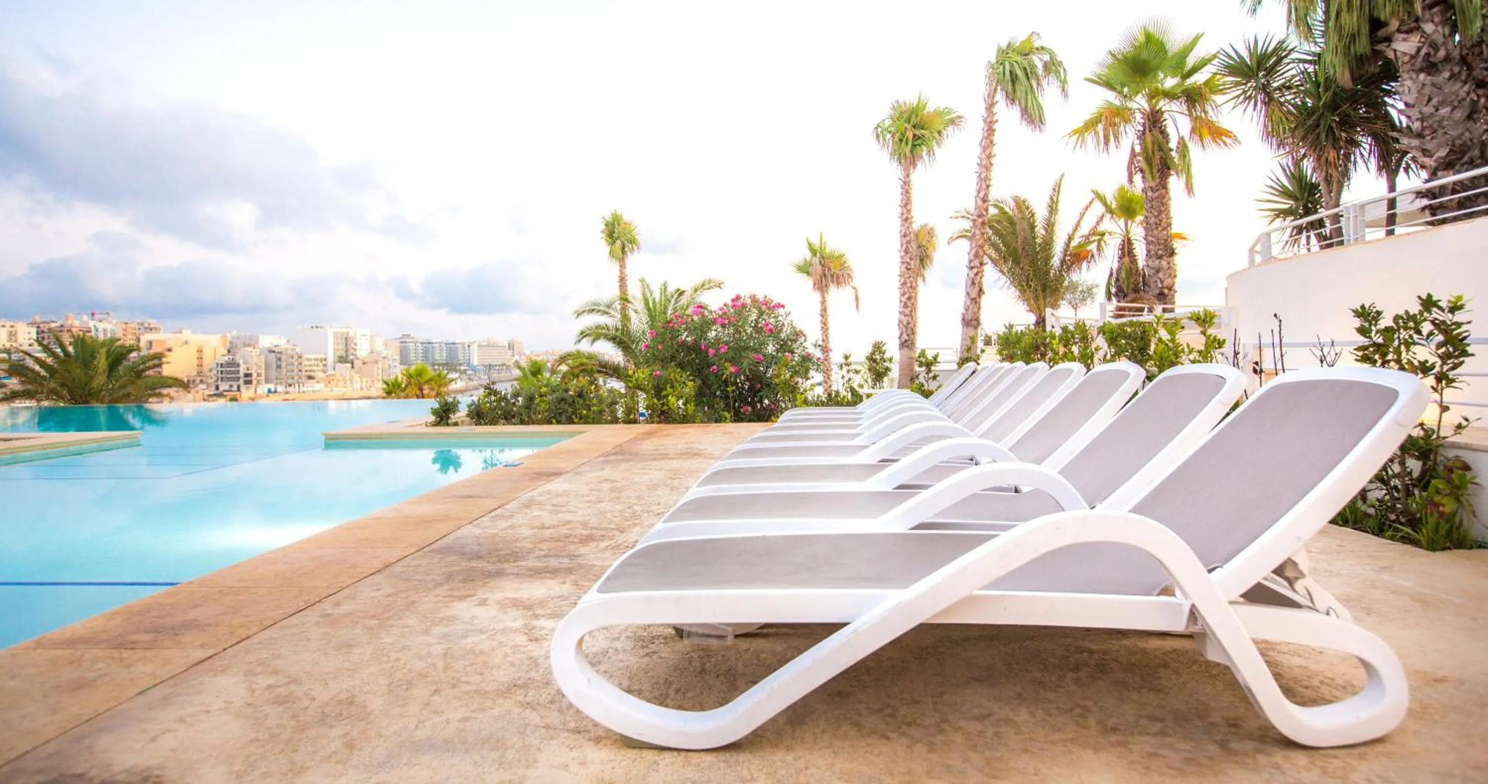 Pool view in Salini Resort