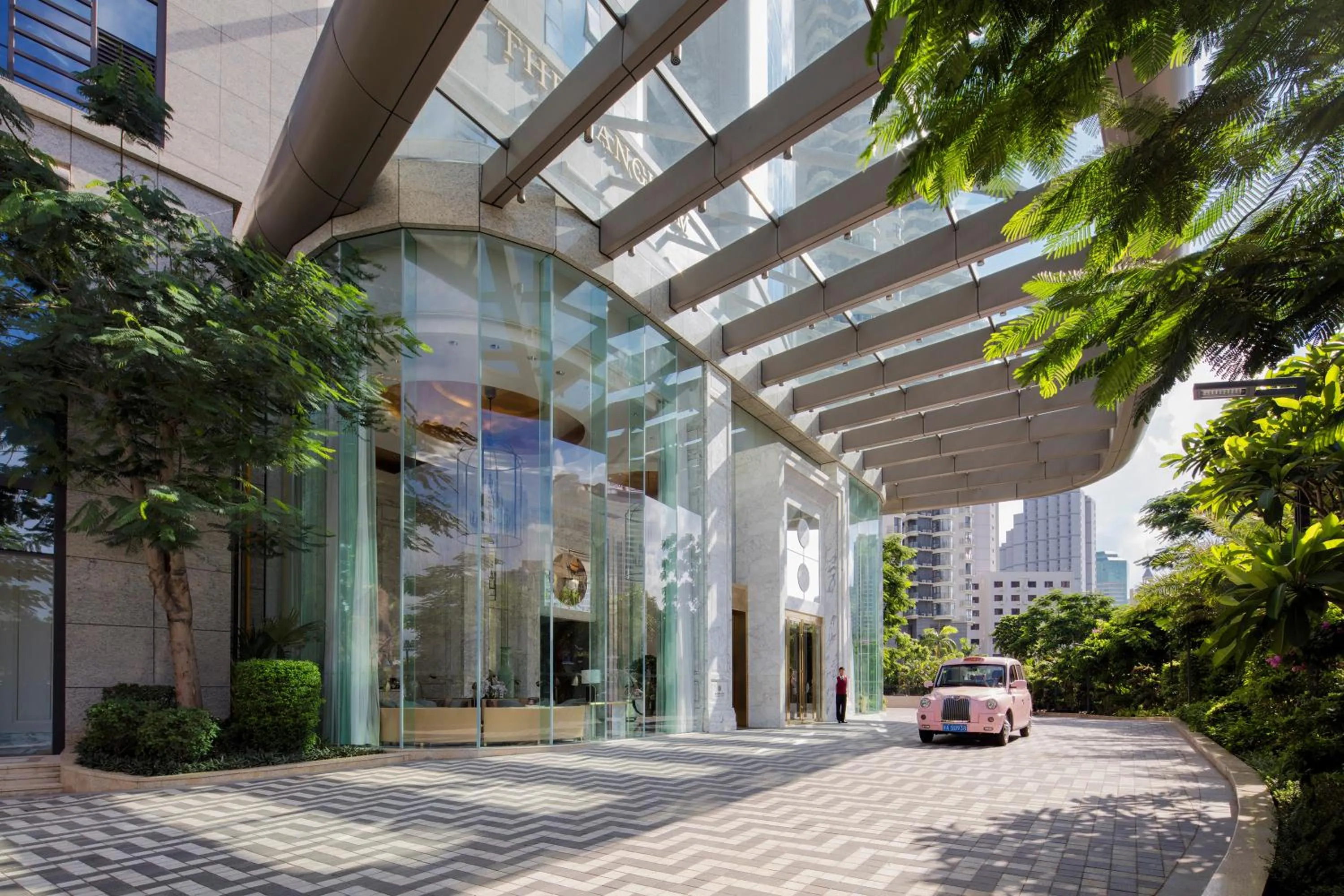 Facade/entrance in The Langham Haikou
