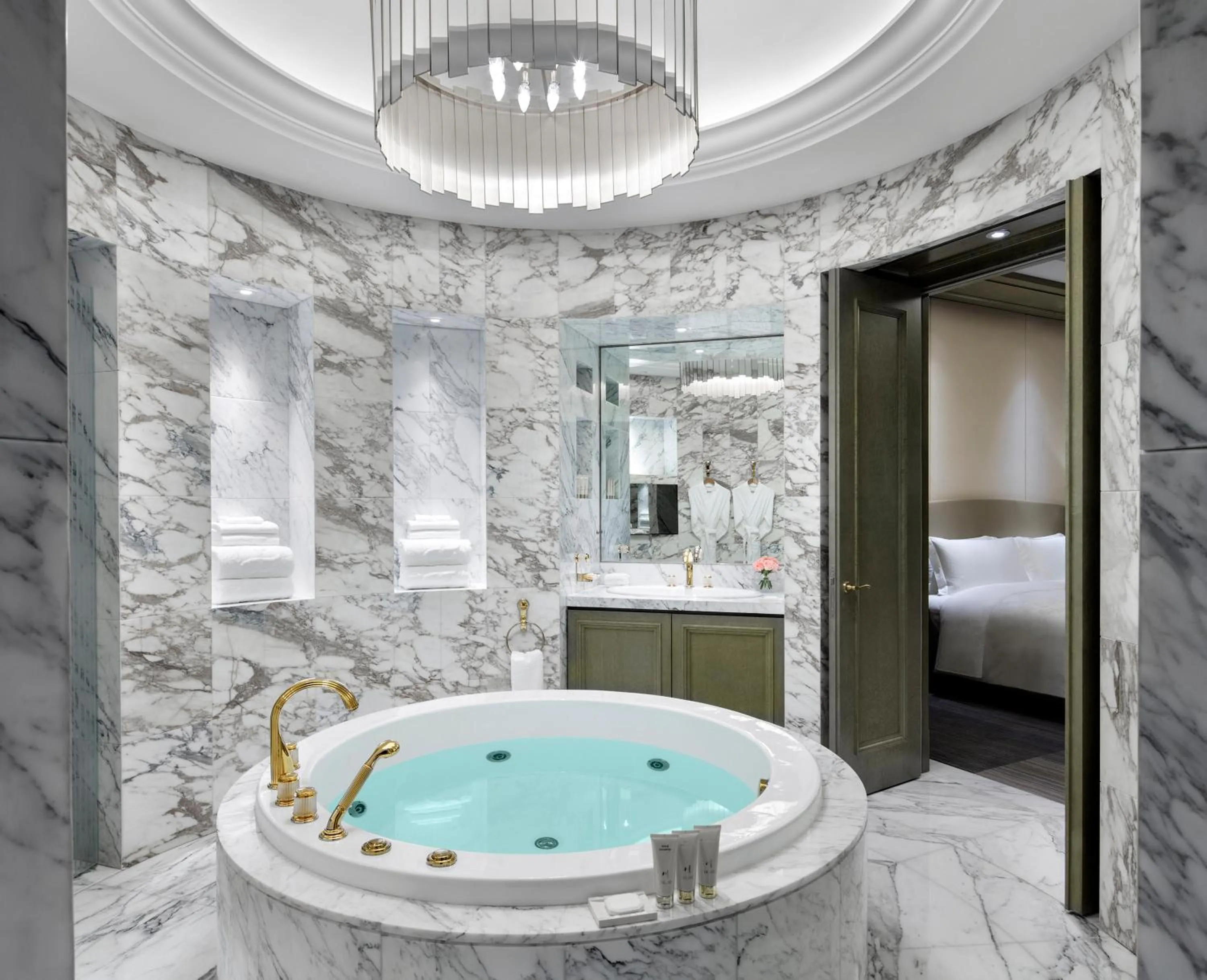 Bathroom in The Langham Haikou