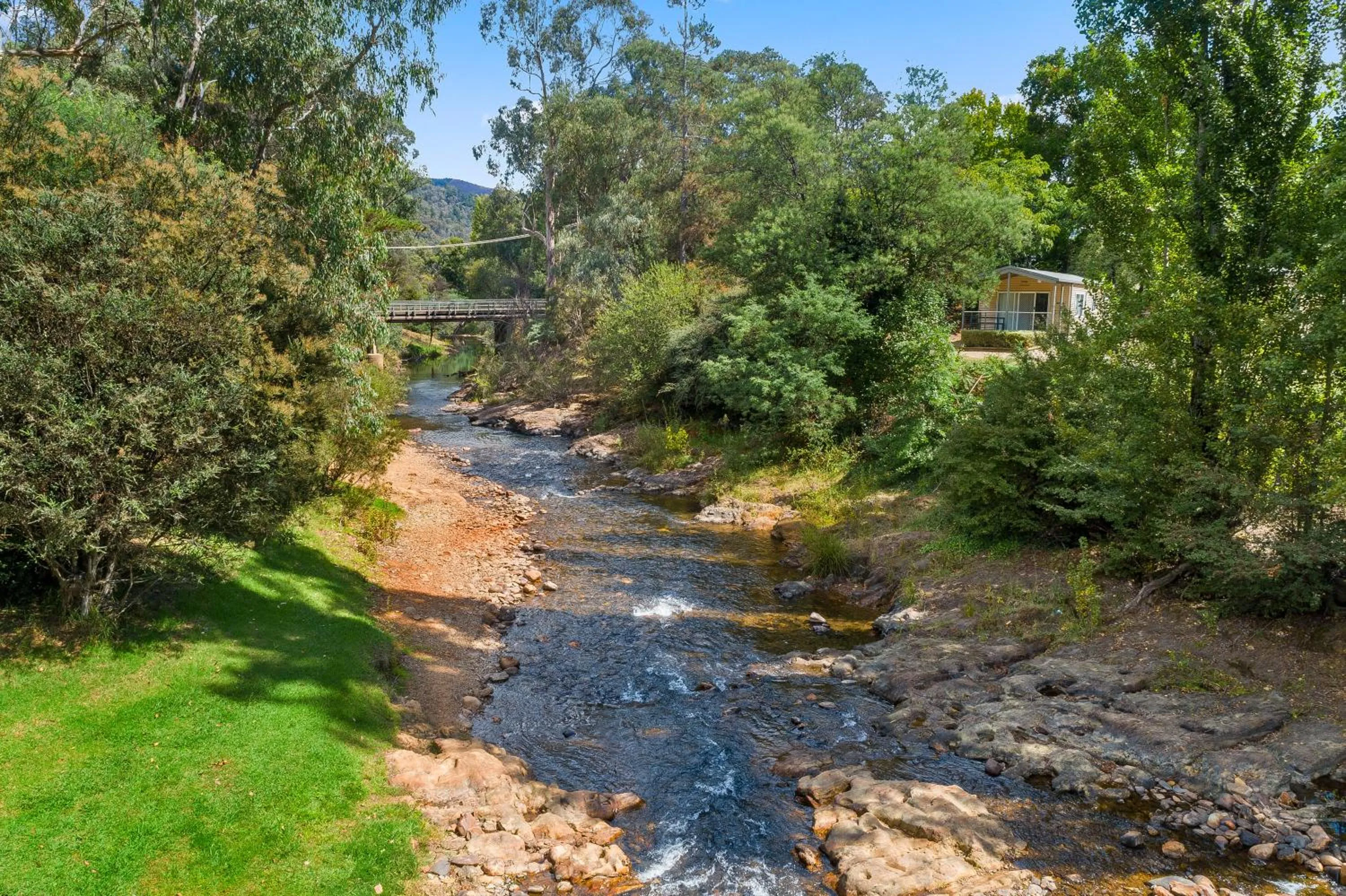 Natural landscape in Bright Riverside Holiday Park
