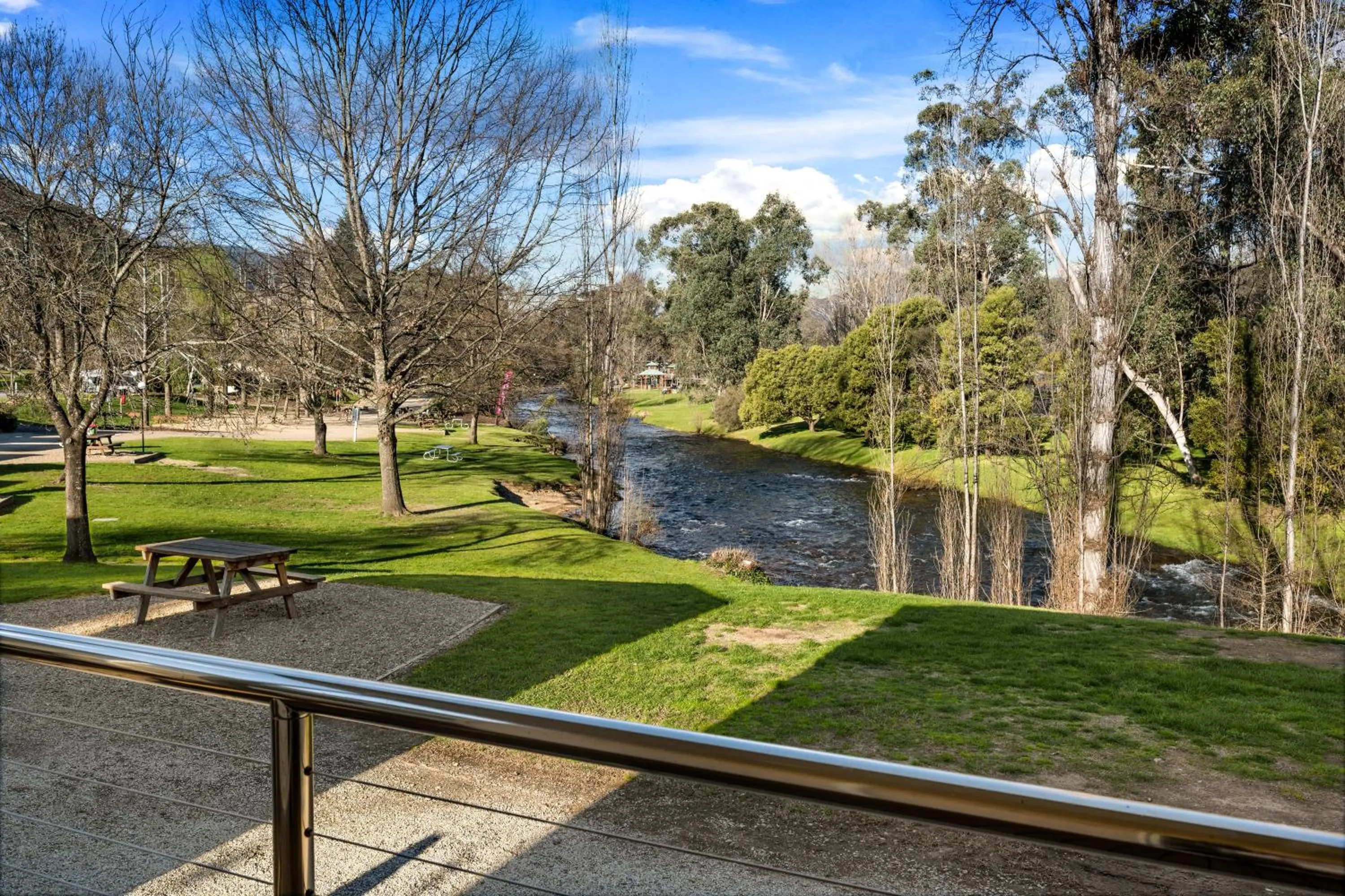 River view in Bright Riverside Holiday Park