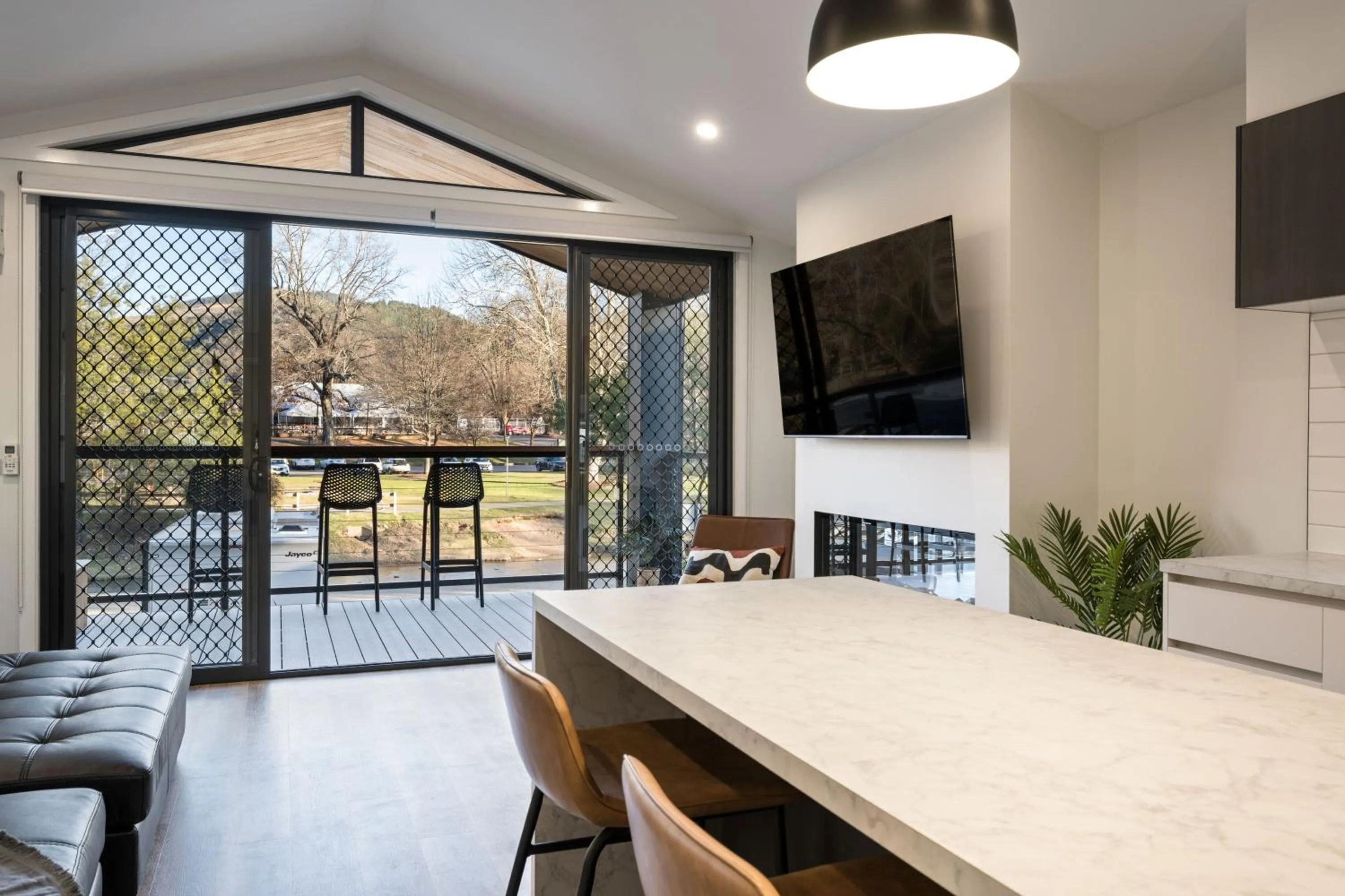 kitchen in Bright Riverside Holiday Park