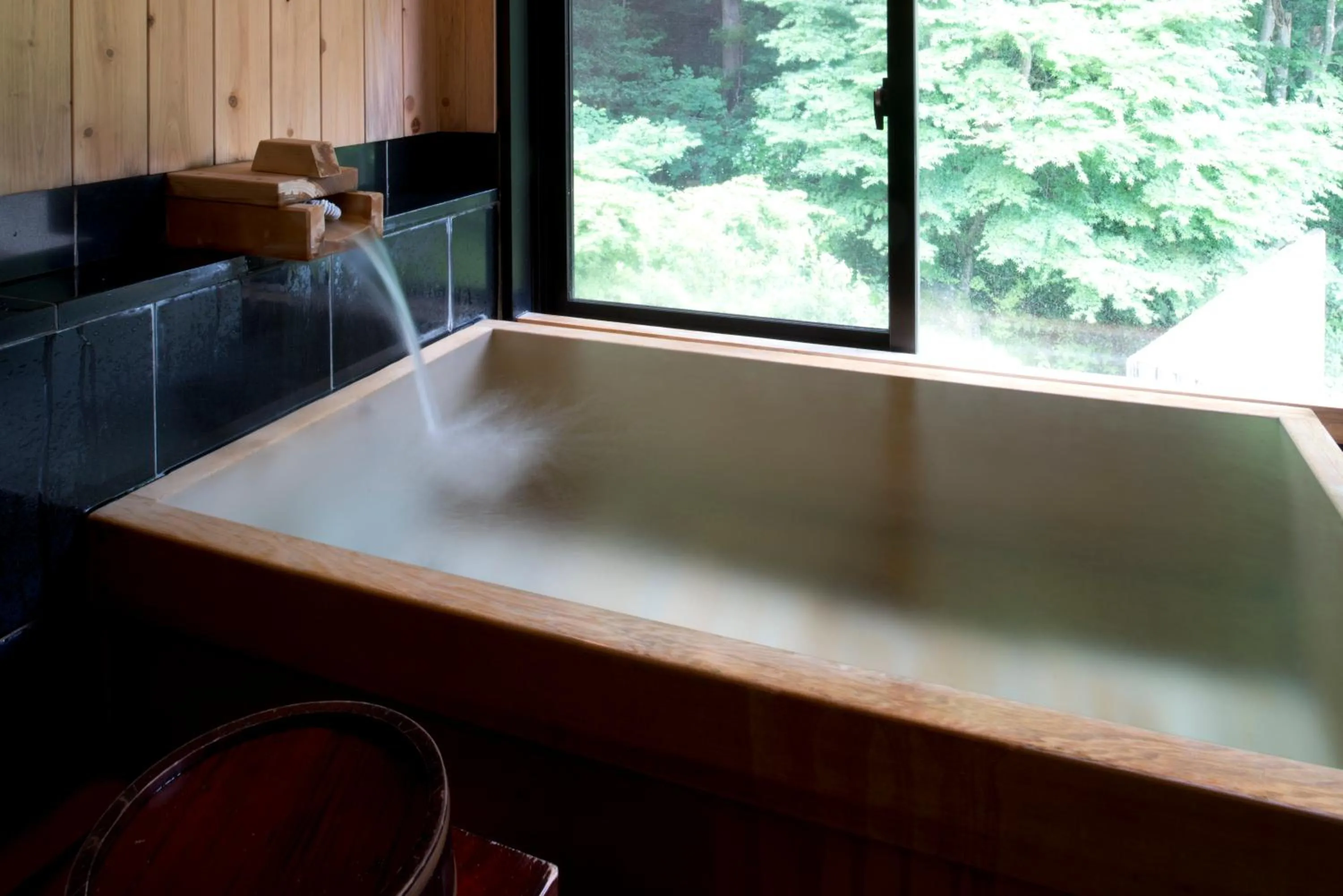Bathroom in Onsen Ryokan Yamaki