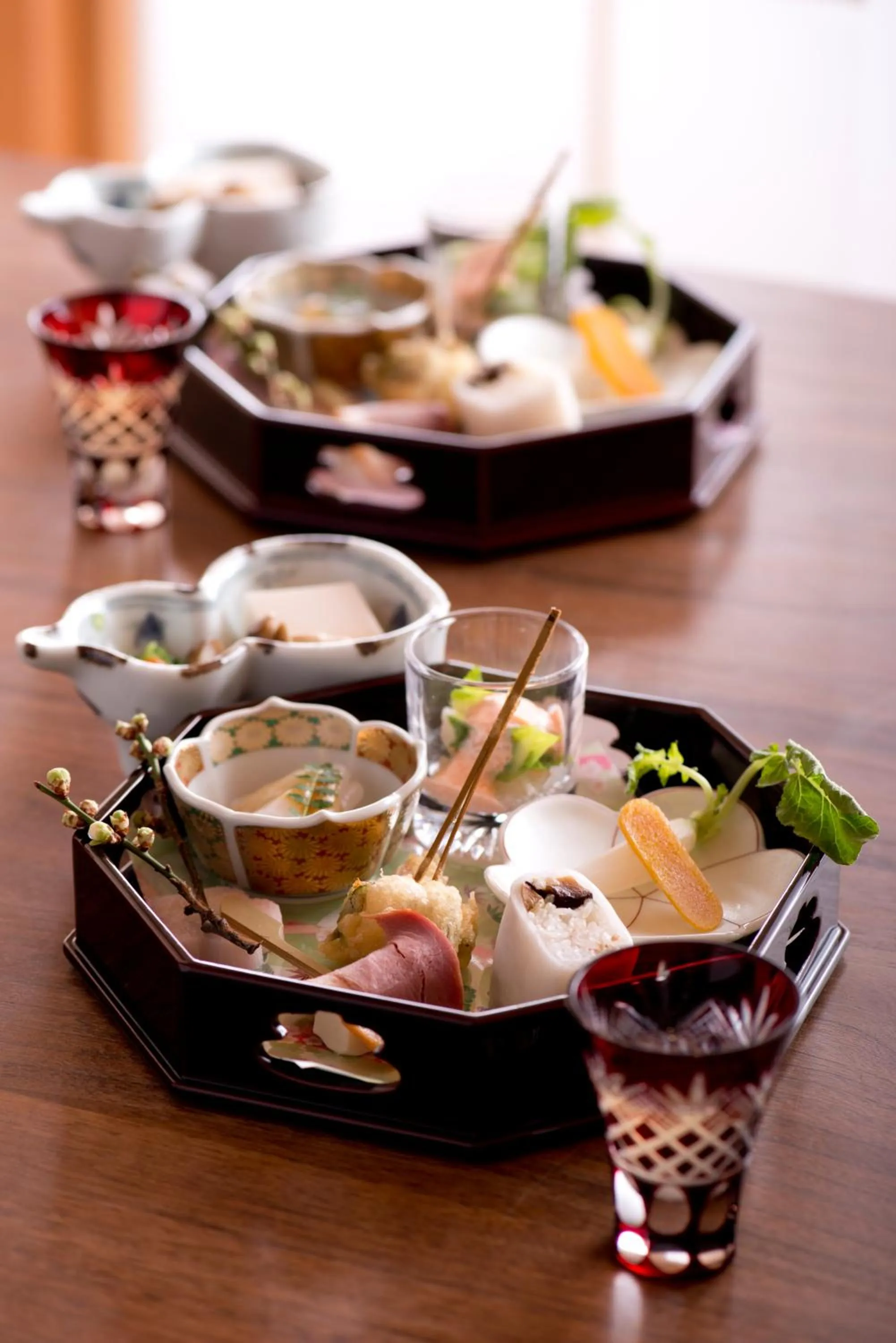 Dinner in Onsen Ryokan Yamaki