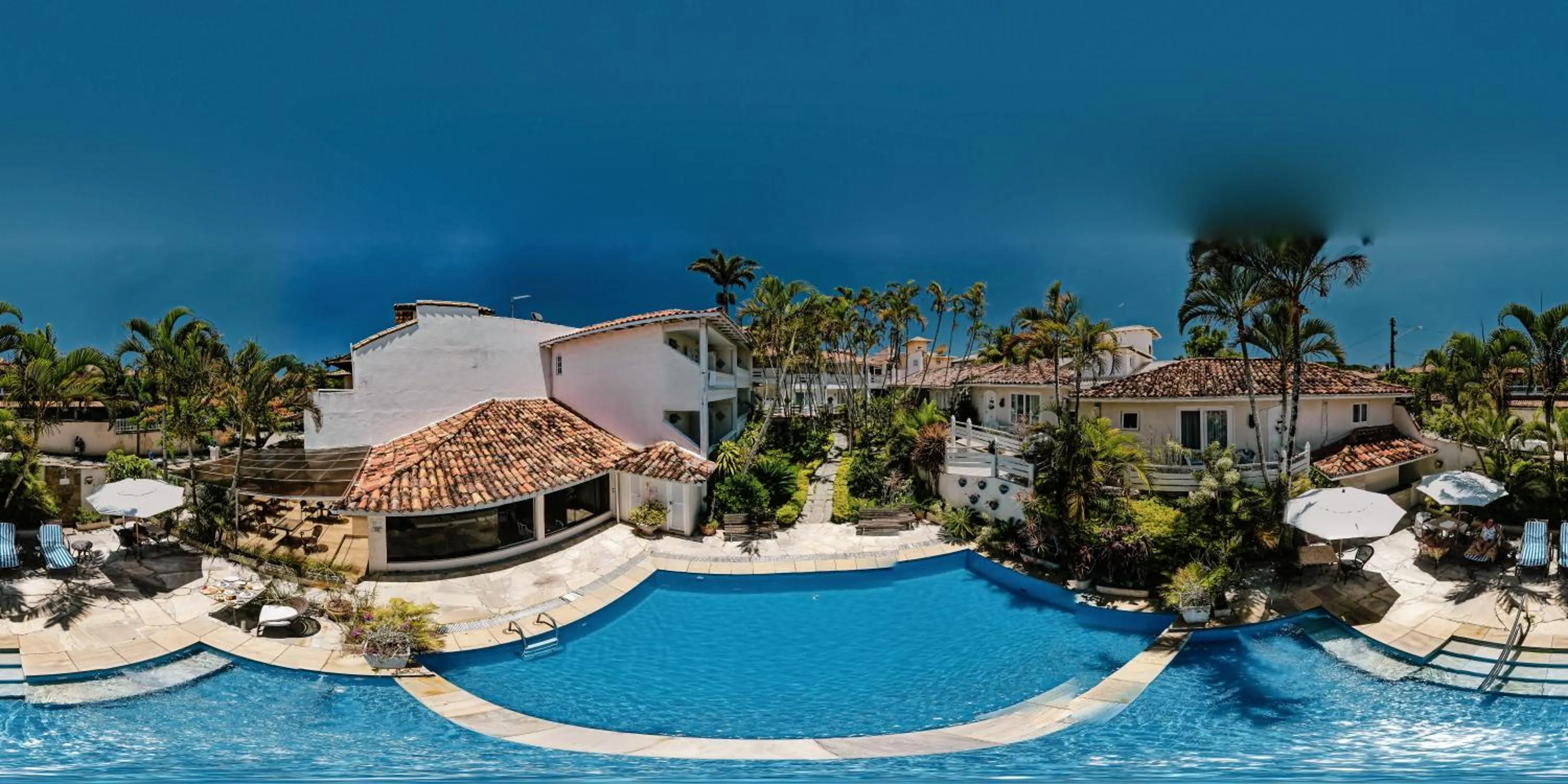 Bird's eye view in Auberge de la Langouste