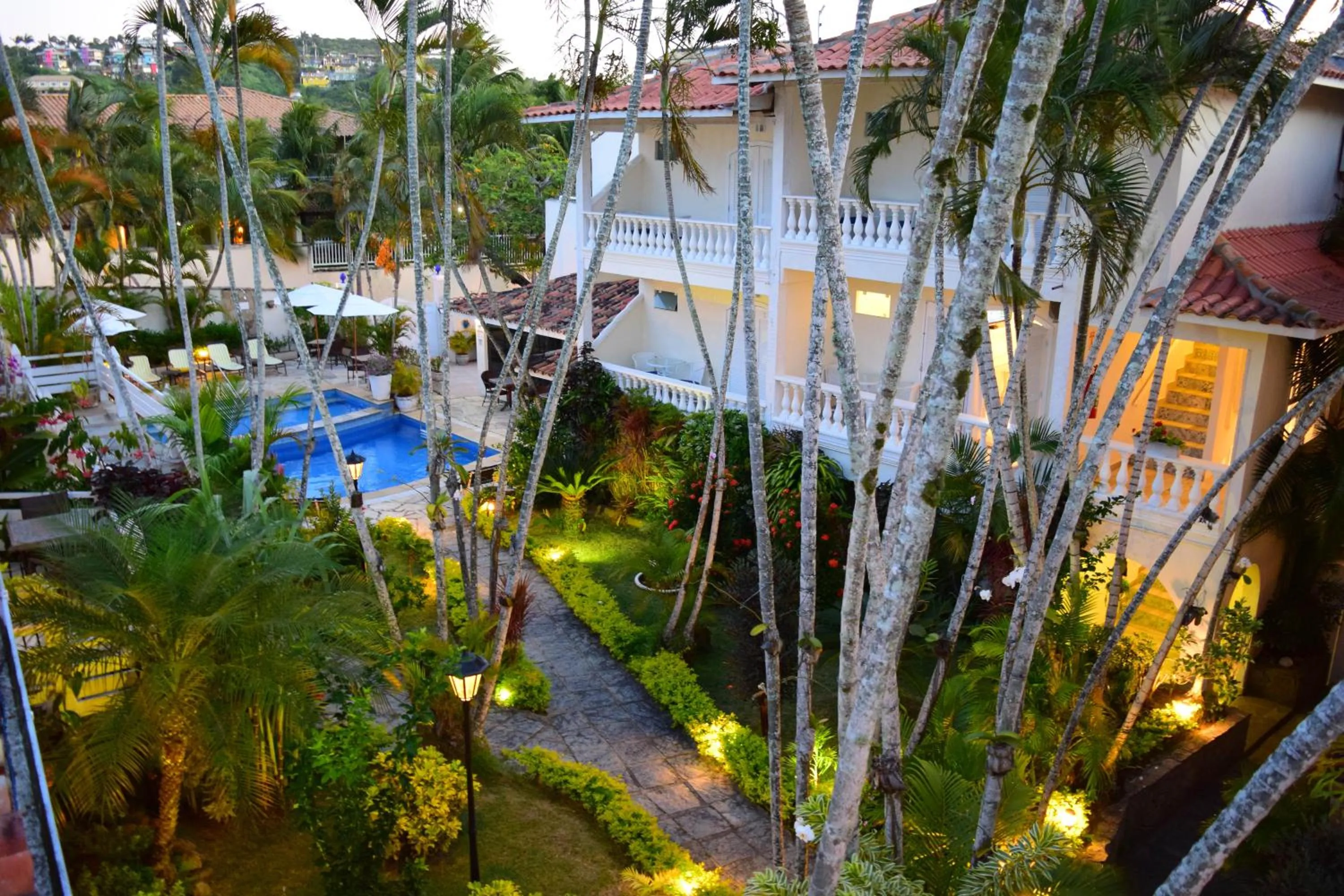 Patio in Auberge de la Langouste