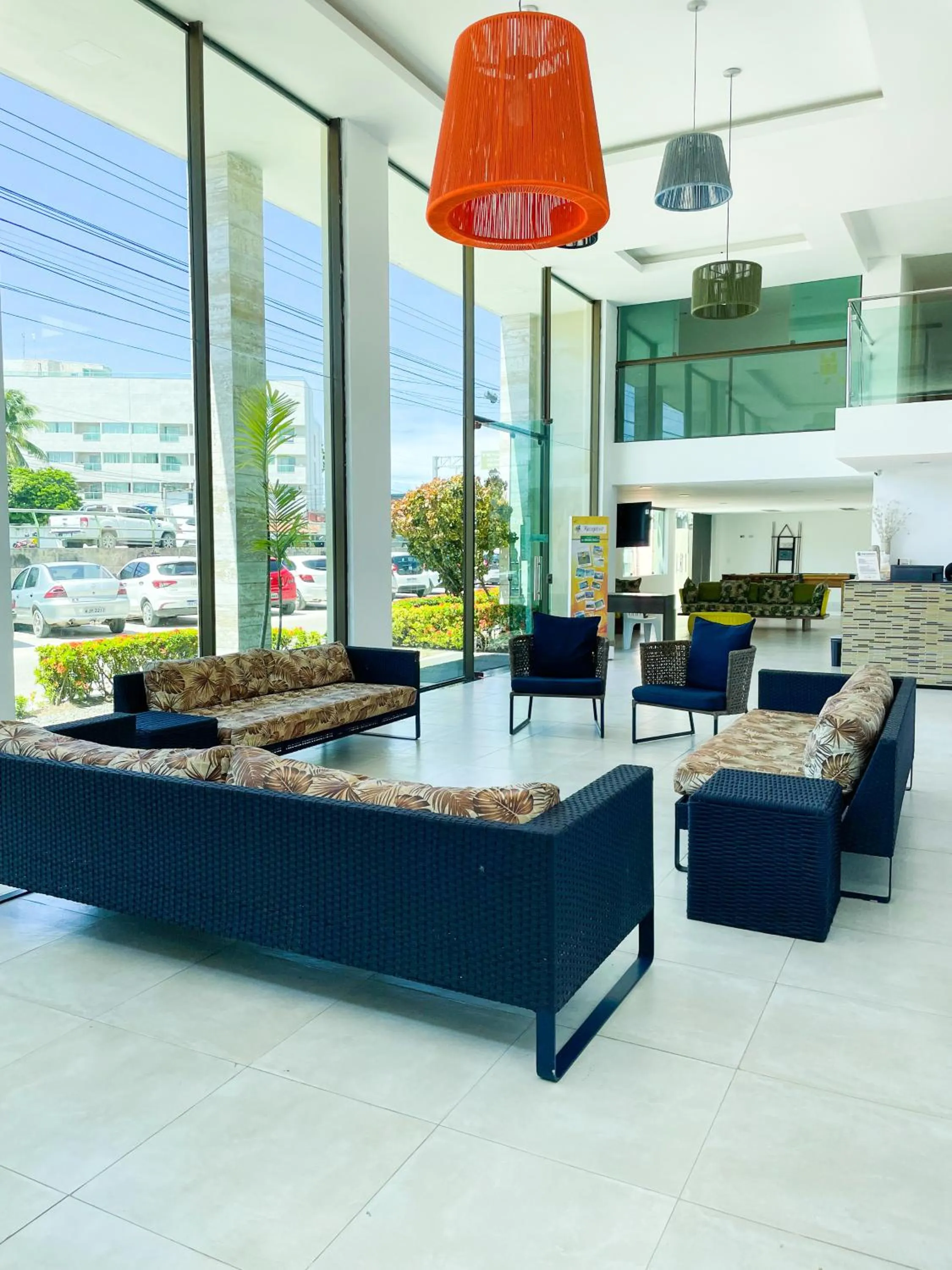 Lobby or reception in Estação do Sol Praia Hotel