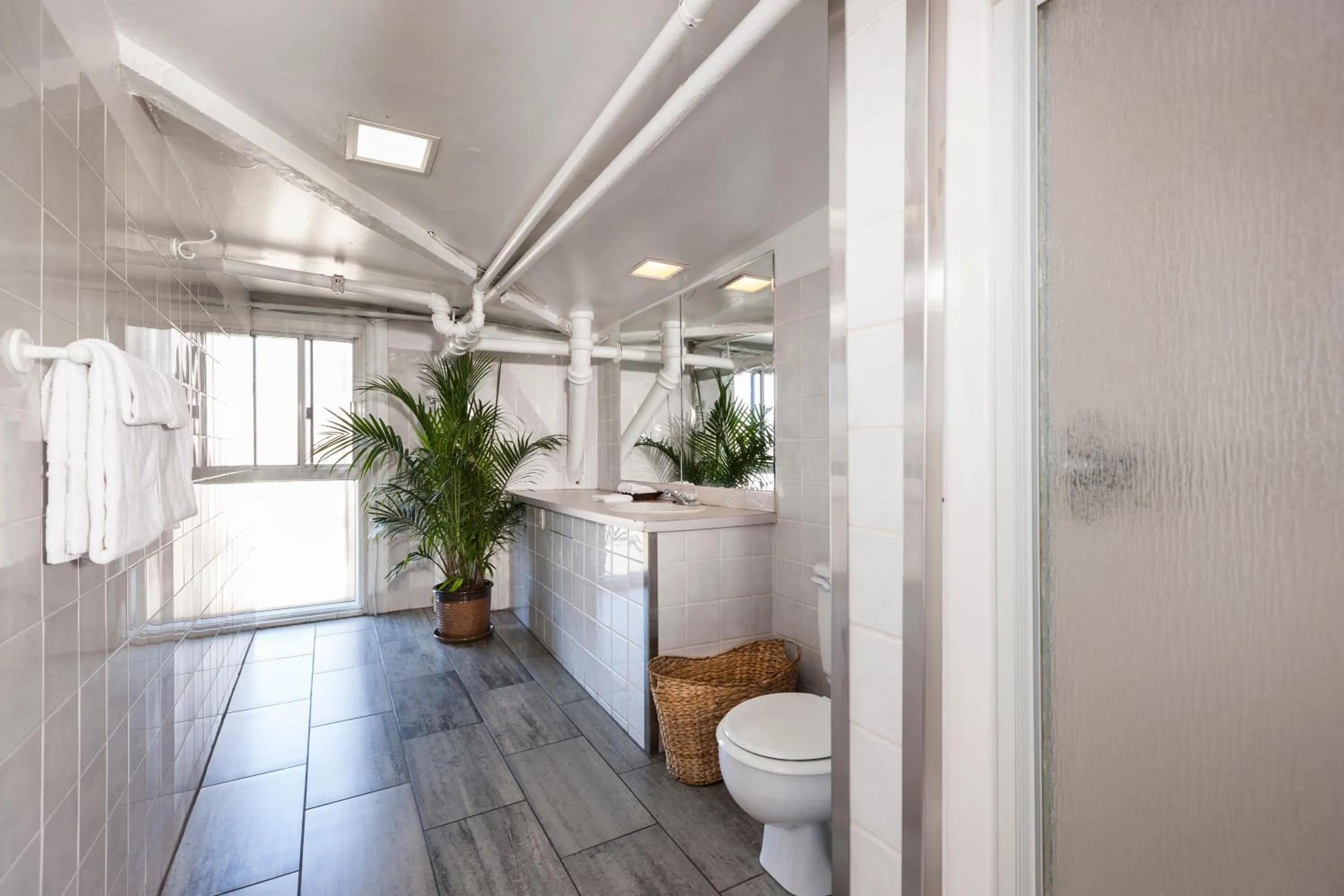 Bathroom in Hotel Abri du Voyageur