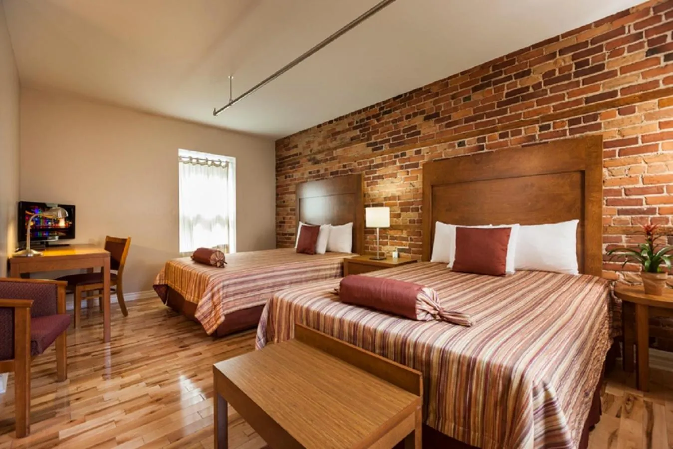 Bedroom, Bed in Hotel Abri du Voyageur