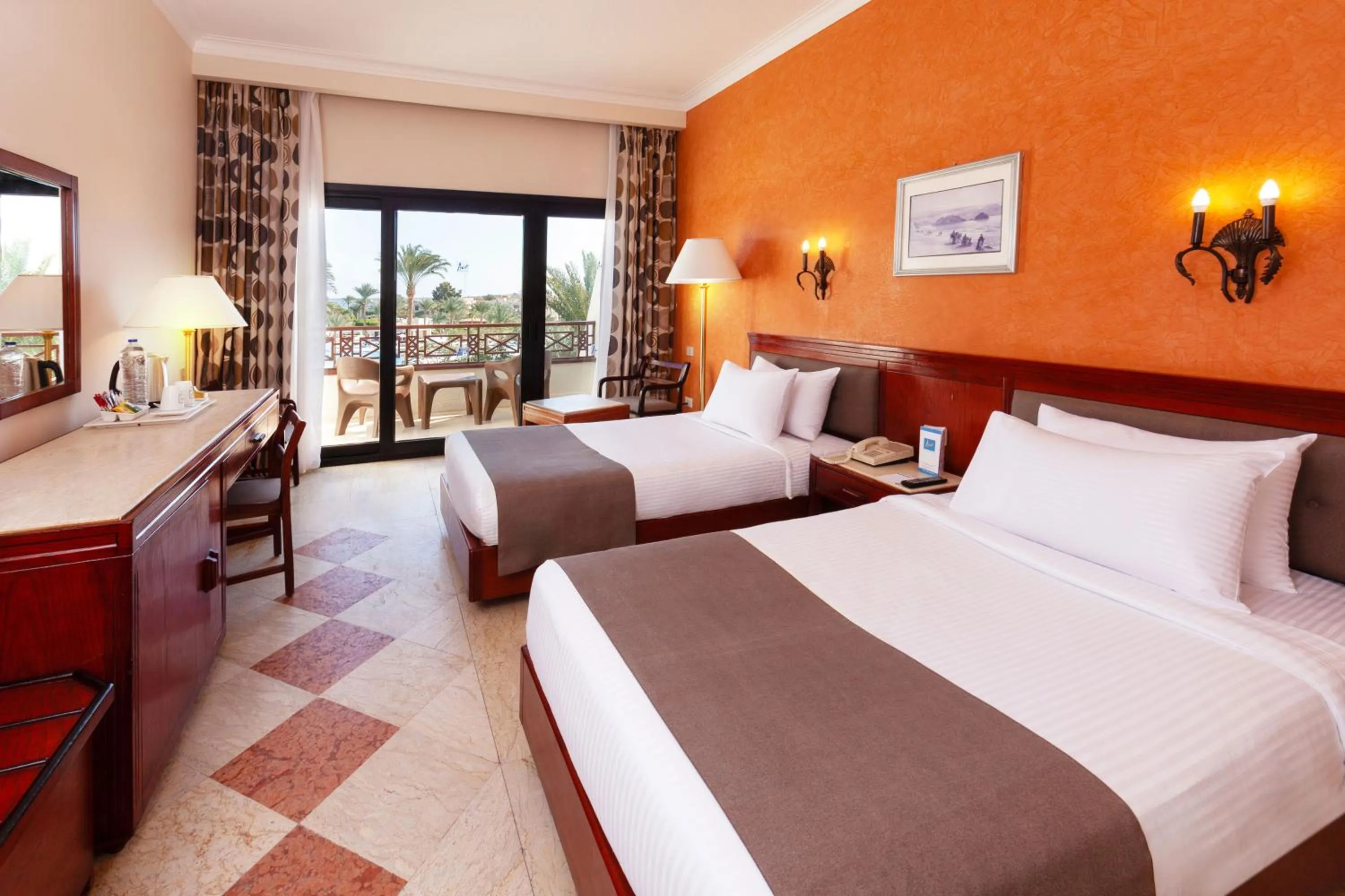 Bedroom, Bed in Pharaoh Azur Resort