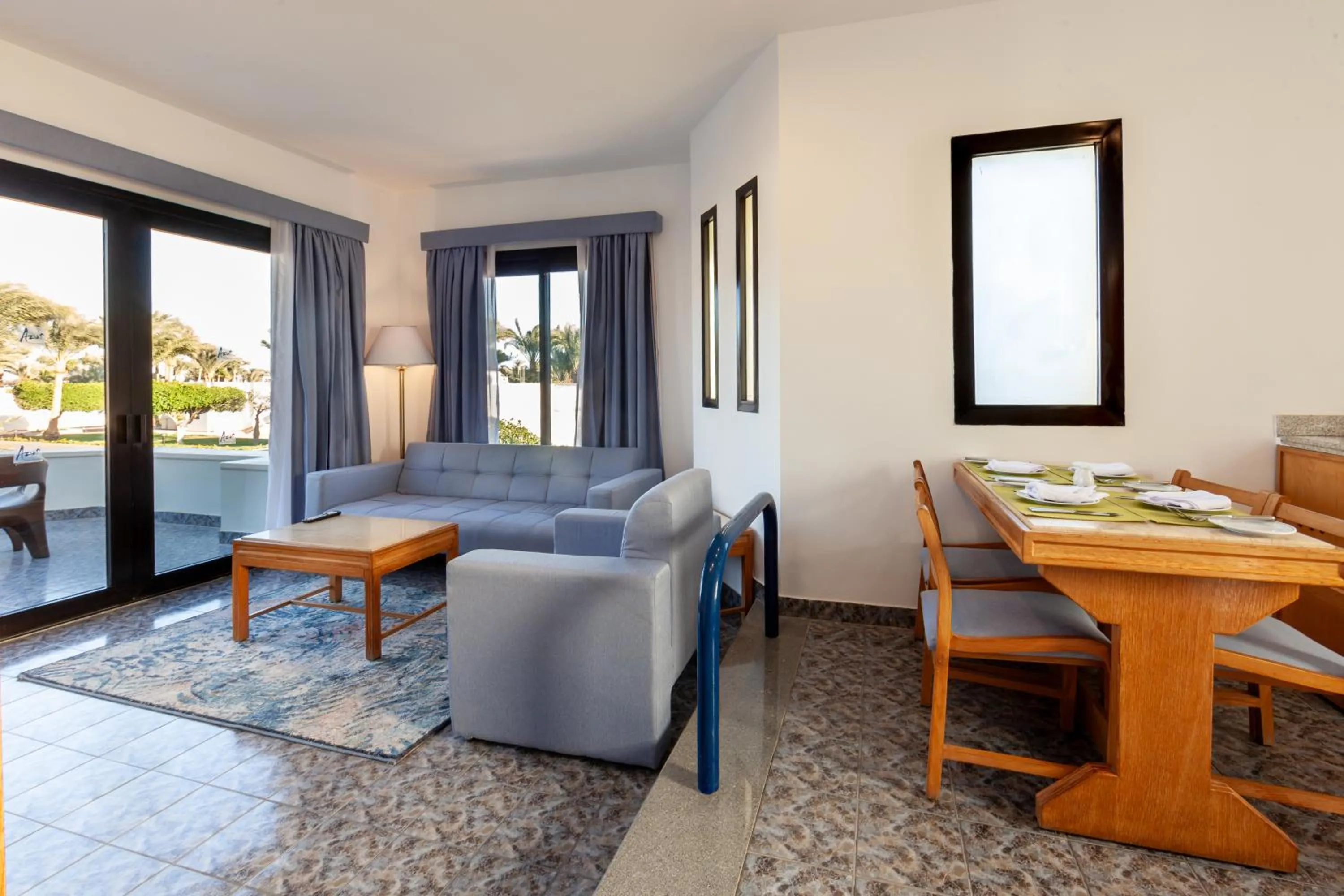 Living room in Pharaoh Azur Resort
