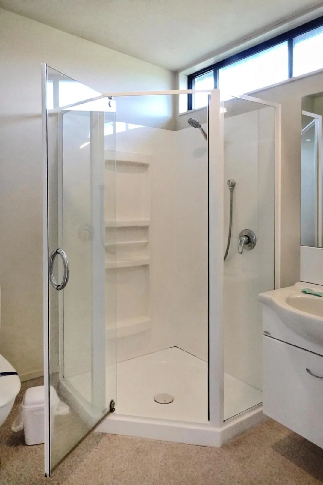 Shower in Sunset Motel