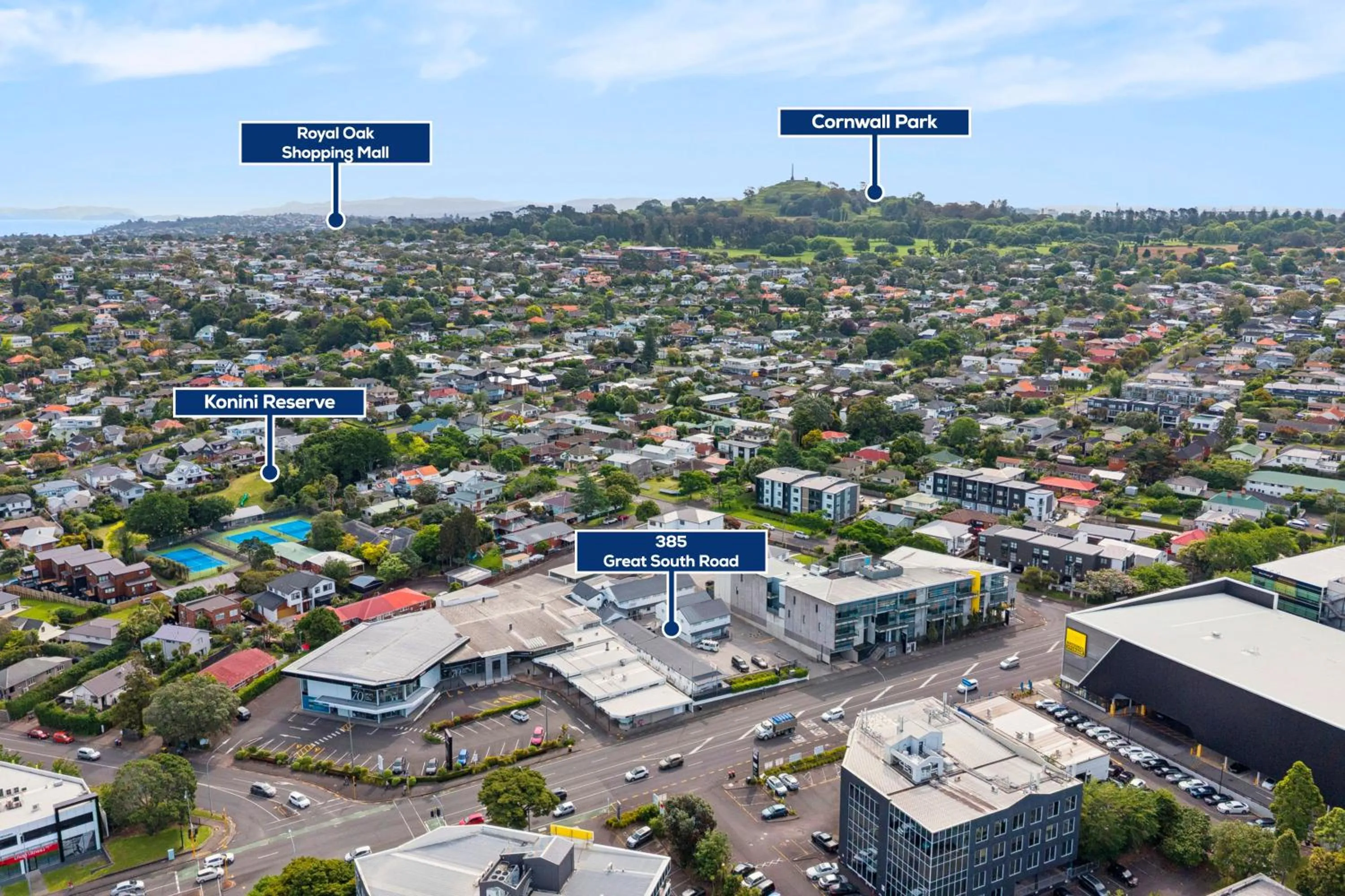 Bird's eye view in Sai Motels - Greenlane Auckland