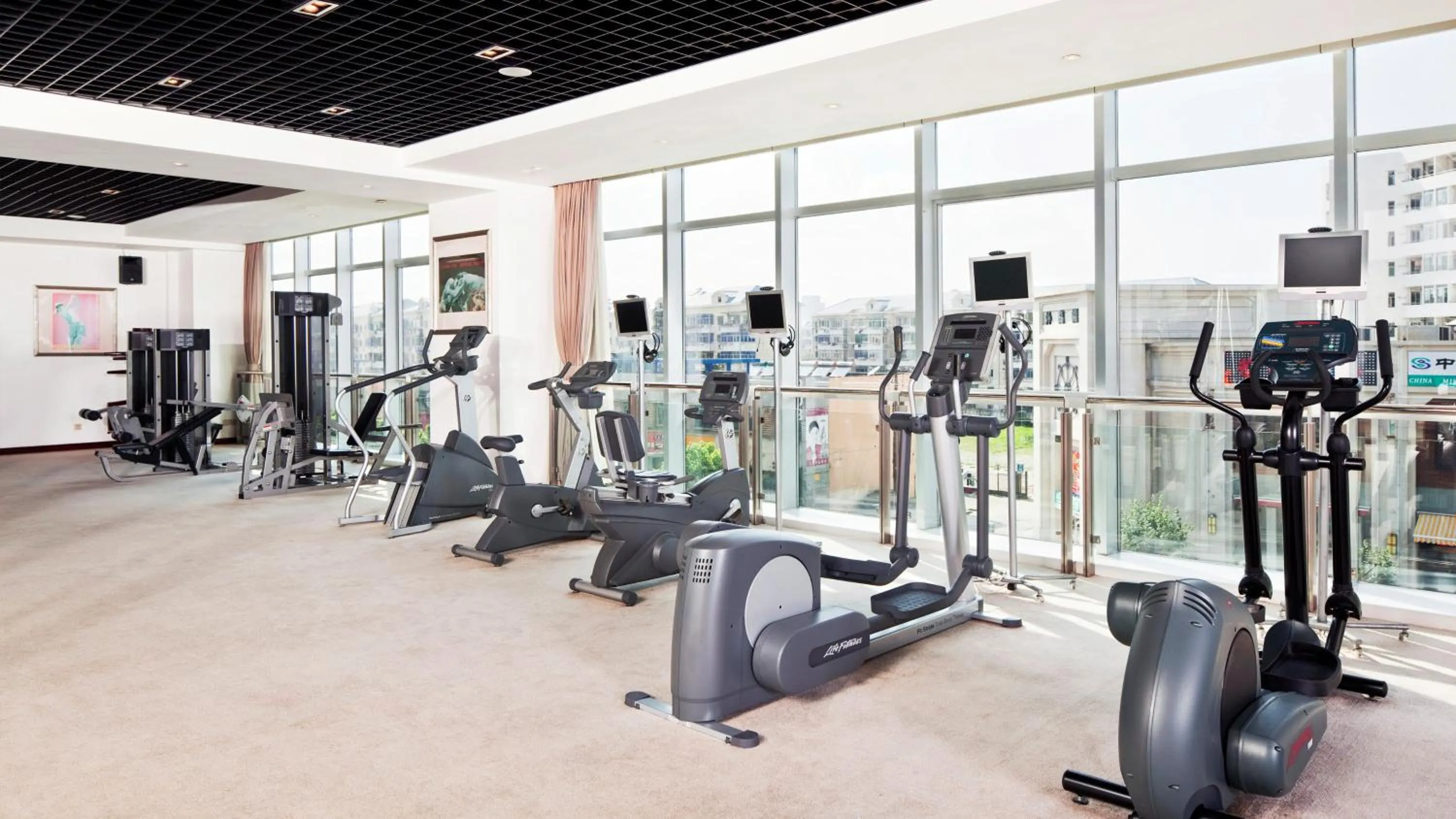 Fitness centre/facilities, Fitness Center/Facilities in Crowne Plaza Shanghai Pudong