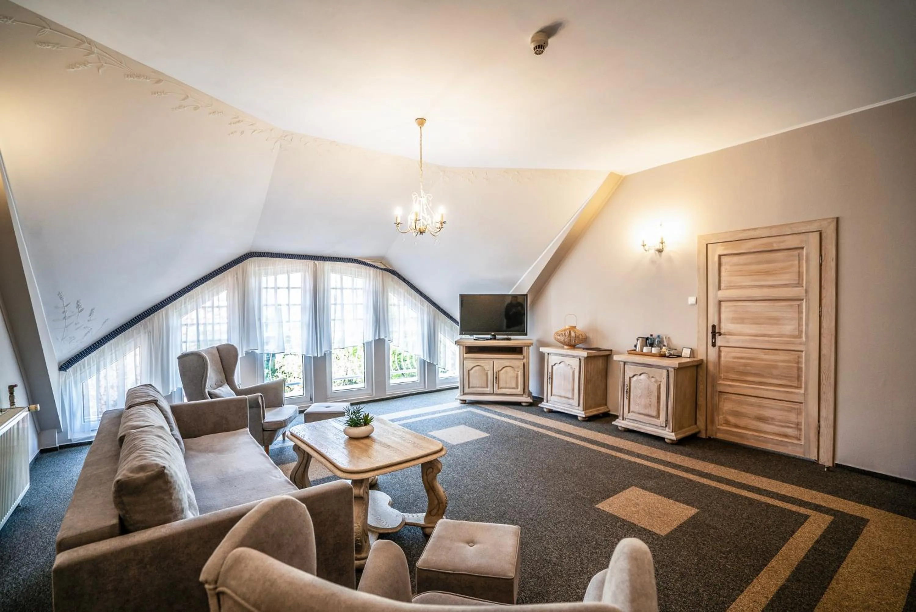 Seating area in Villa Pallas