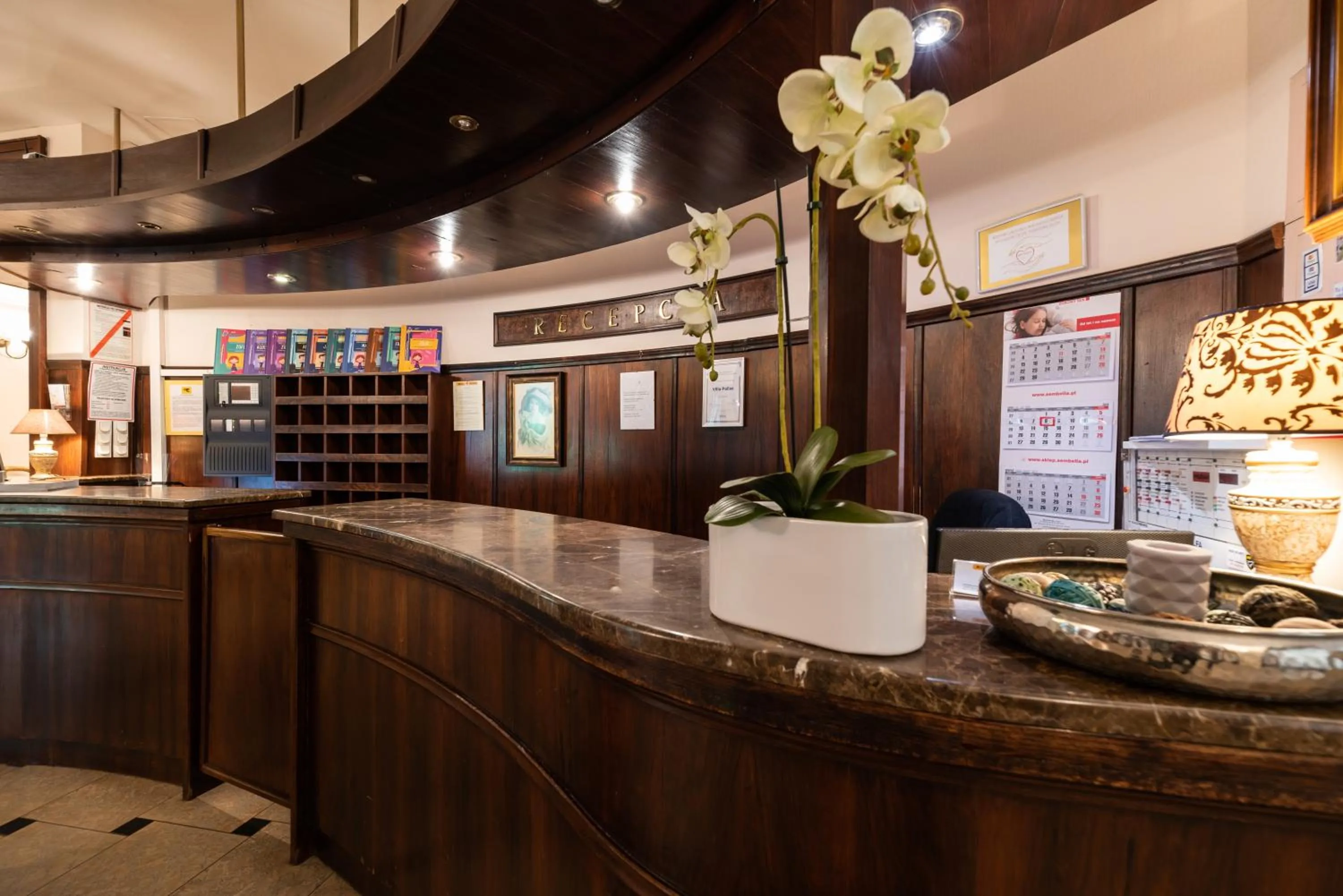 Lobby or reception in Villa Pallas