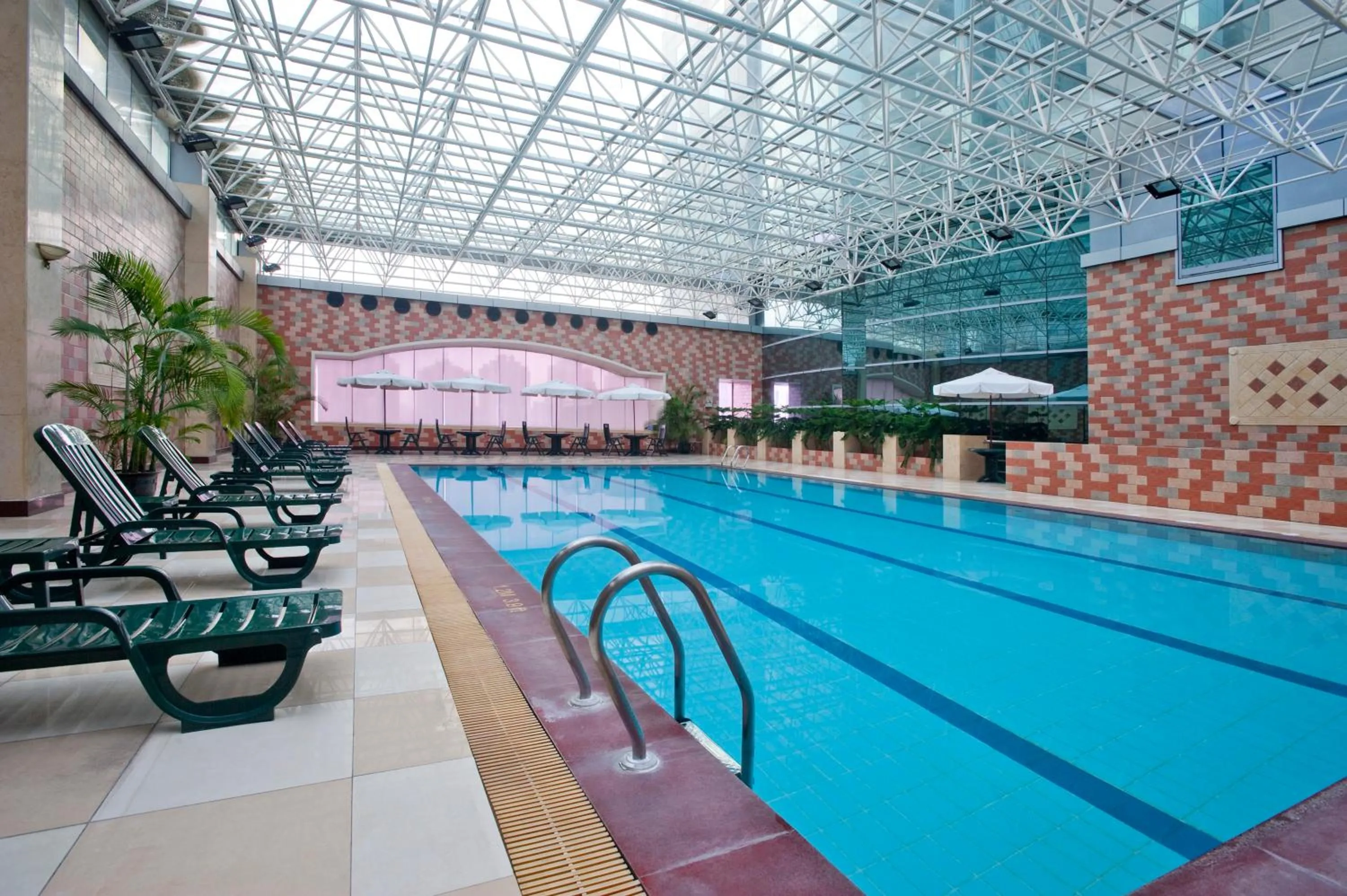 Swimming pool in Holiday Inn Shanghai Pudong by IHG