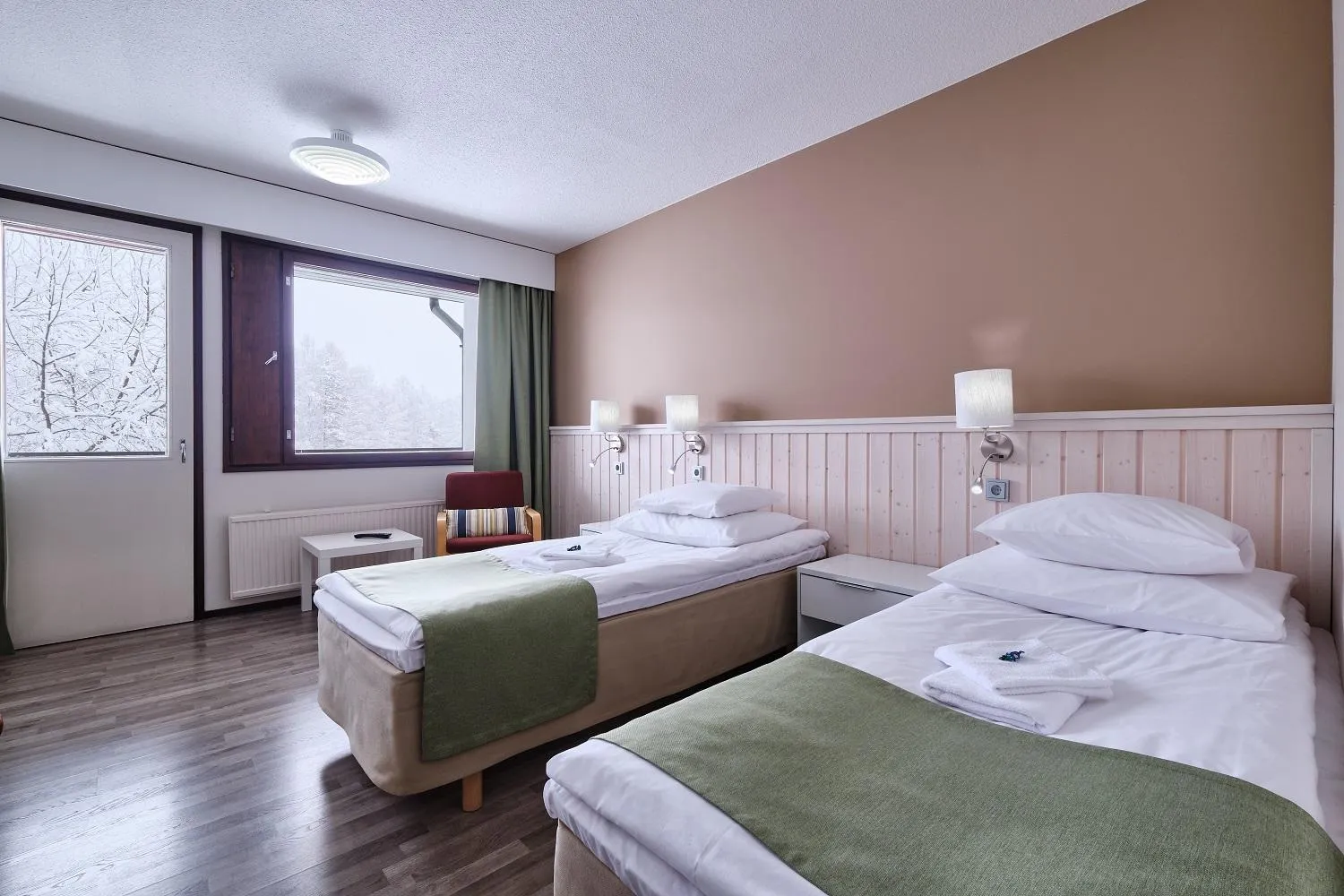 Bed in Hotelli Pielinen