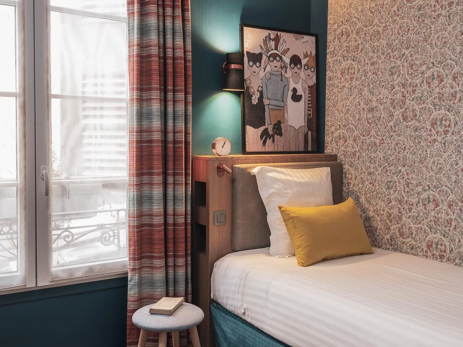 Bed in Hôtel Piapia