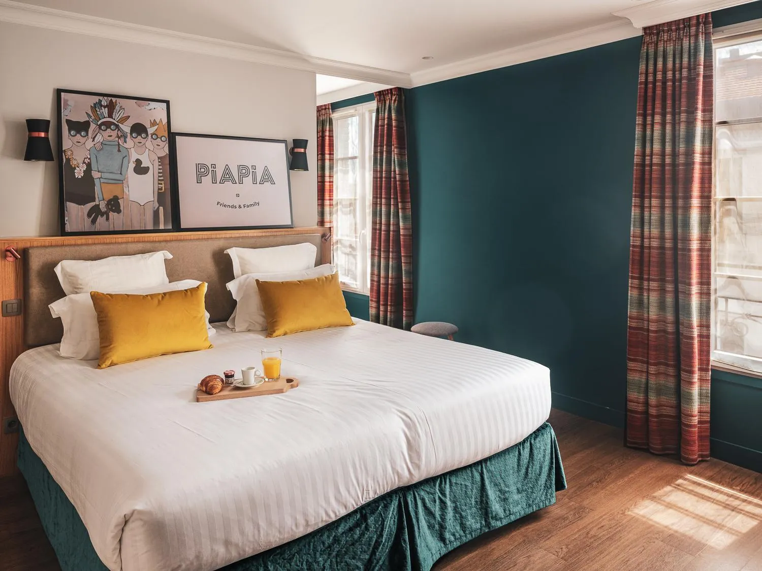 Bedroom, Bed in Hôtel Piapia