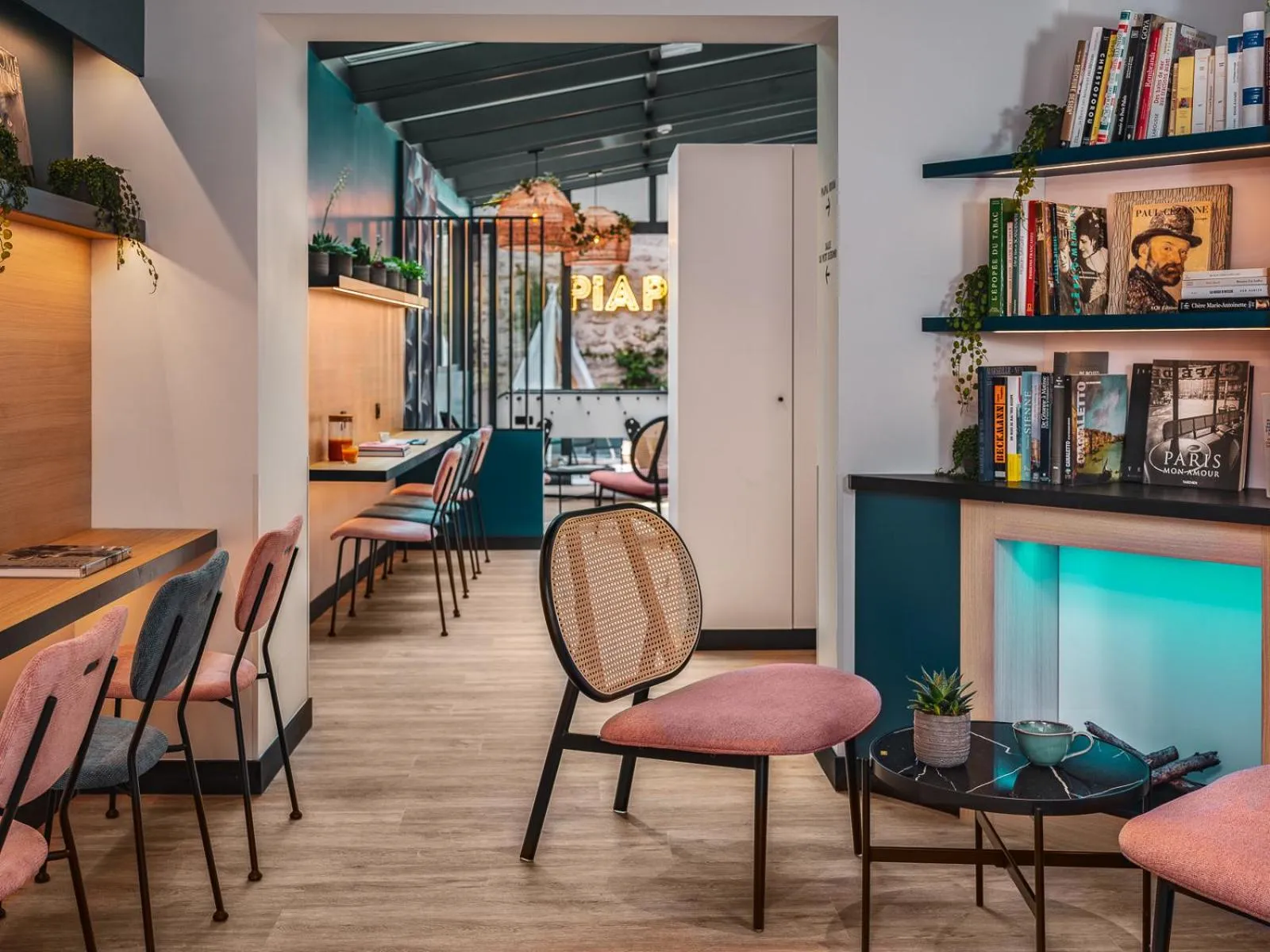 Lobby or reception in Hôtel Piapia